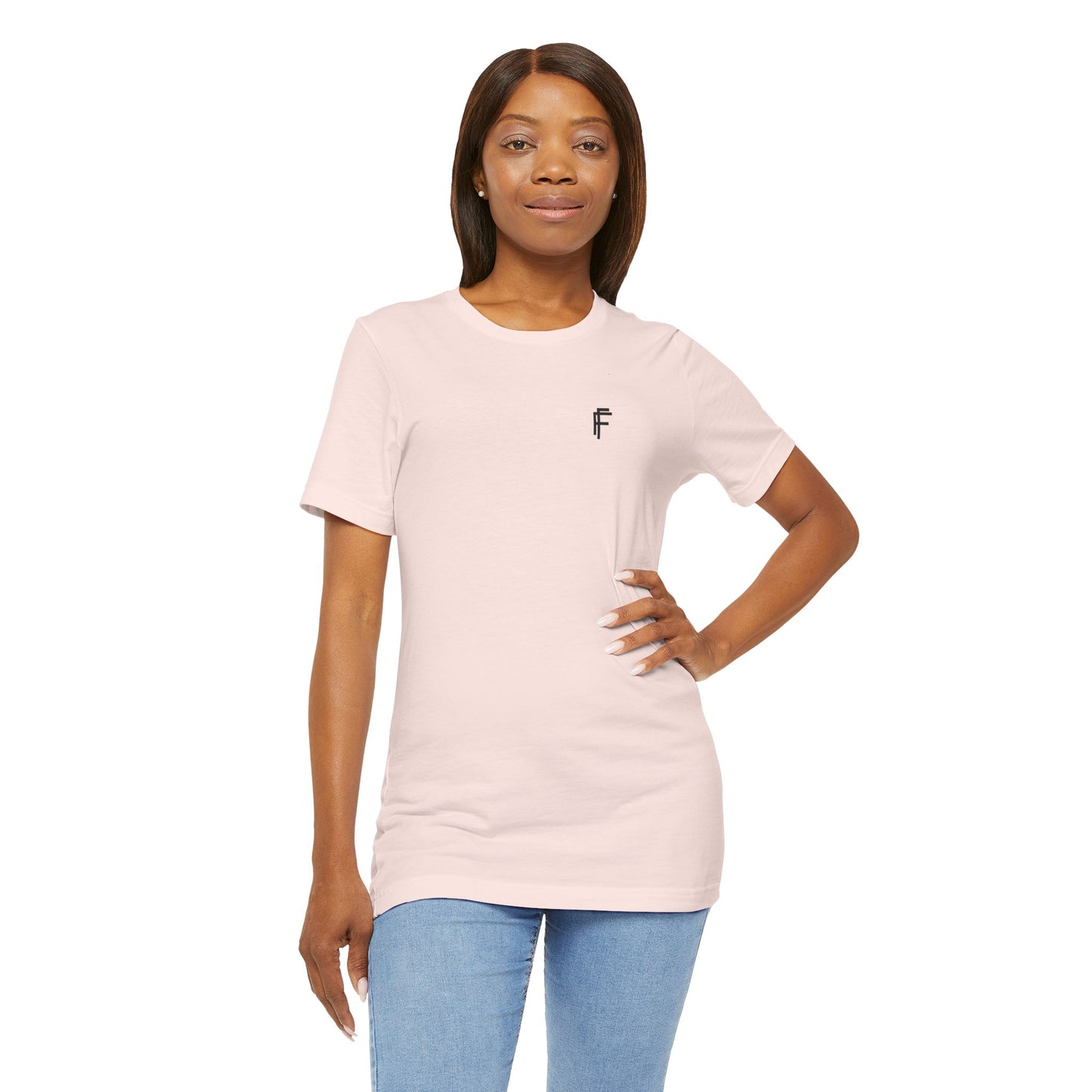 Every Day T Unisex Jersey Tee with Black Logo. - Fitness Frenzy