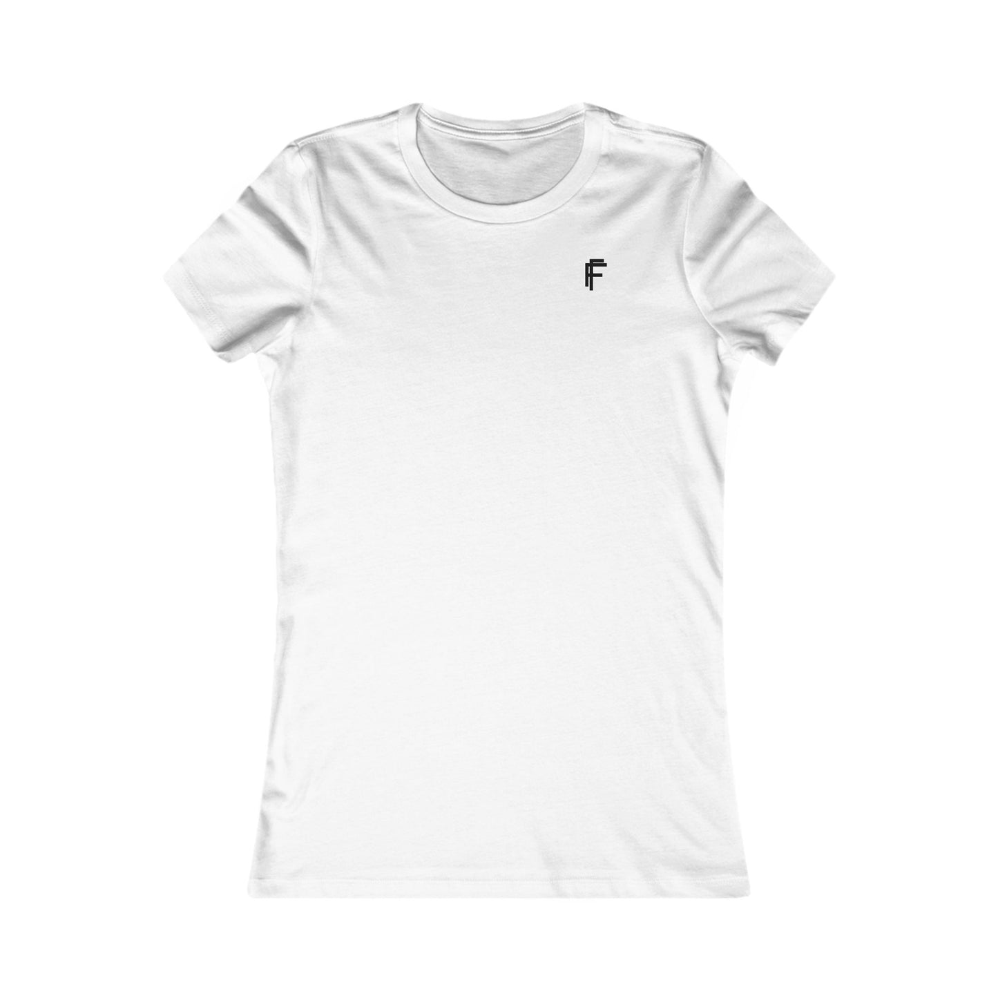Frenzy - Women's Best Selling Tee with Black Logo. - Fitness Frenzy