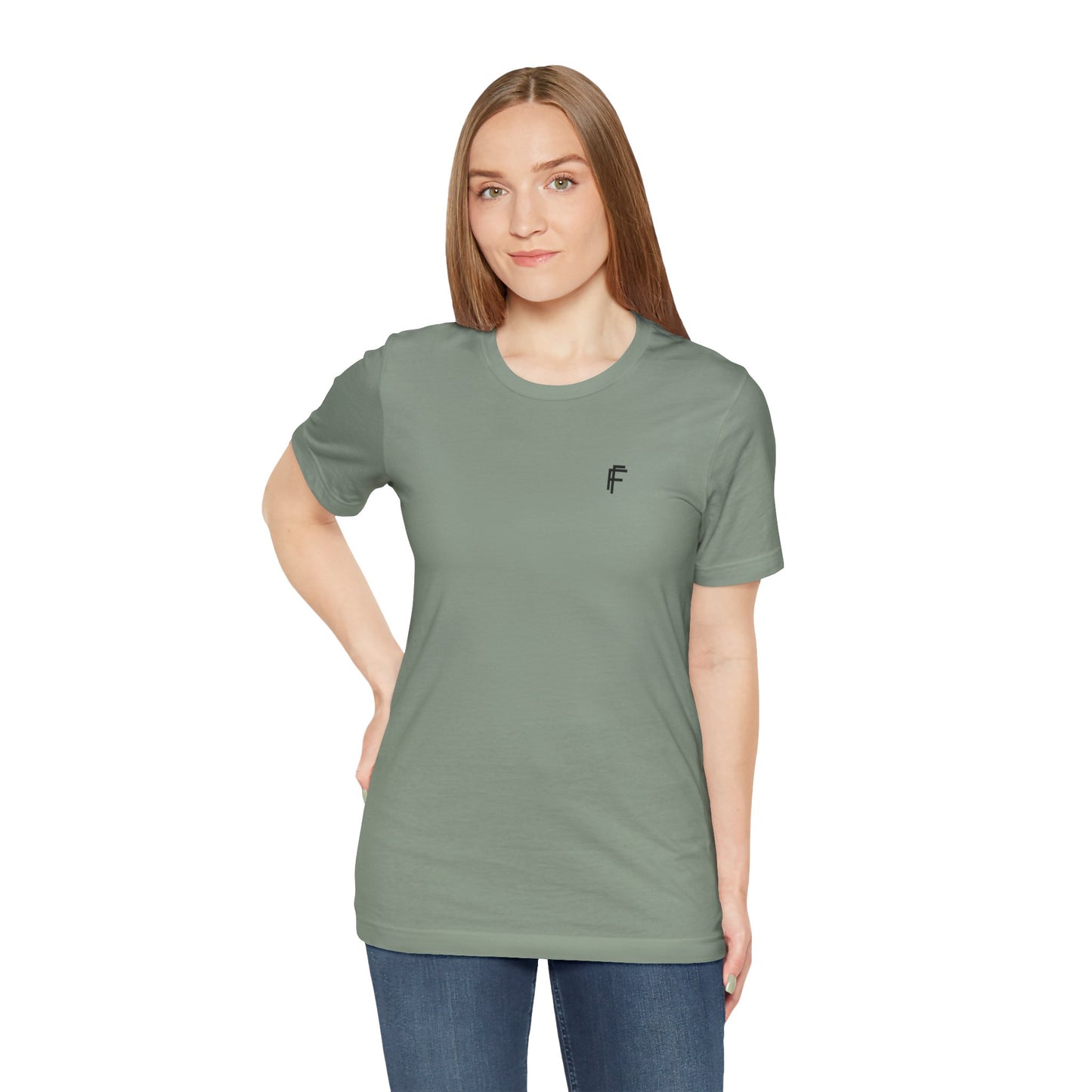 Every Day T Unisex Jersey Tee with Black Logo. - Fitness Frenzy