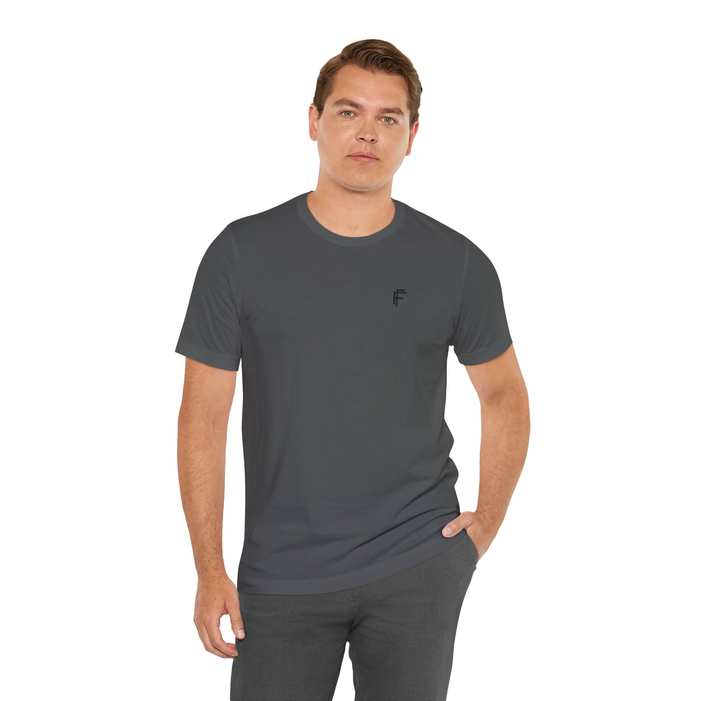 Every Day T Unisex Jersey Tee with Black Logo. - Fitness Frenzy