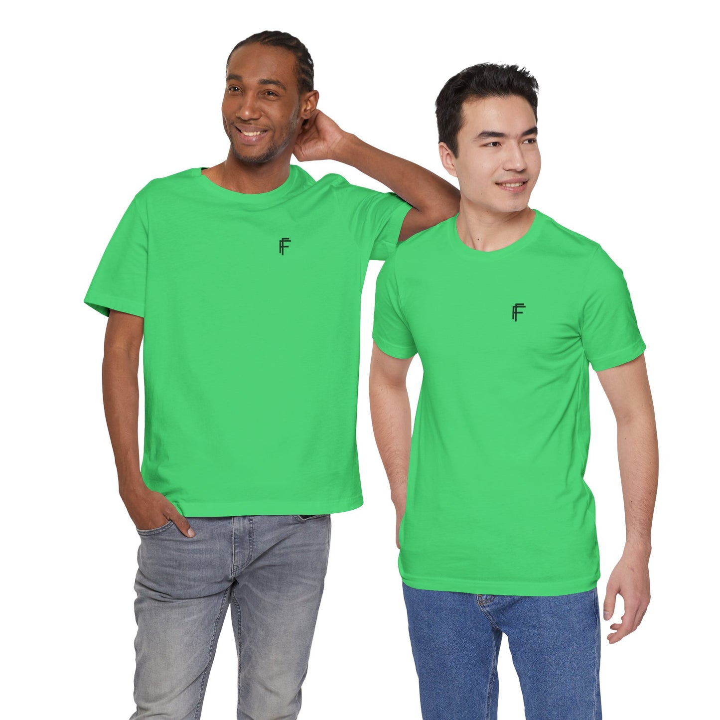 Every Day T Unisex Jersey Tee with Black Logo. - Fitness Frenzy