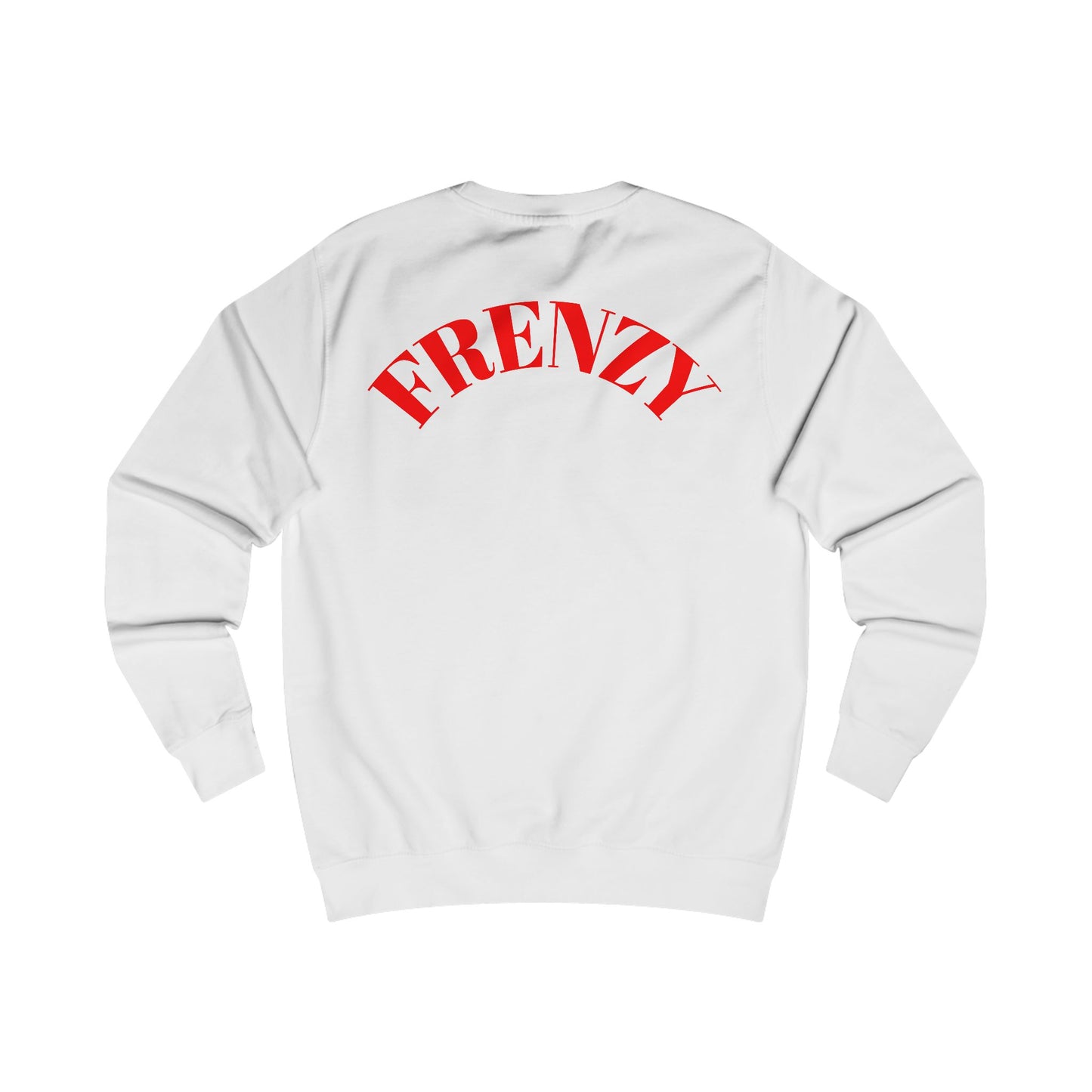 FRENZY Unisex Sweatshirt with Red Logo. - Fitness Frenzy