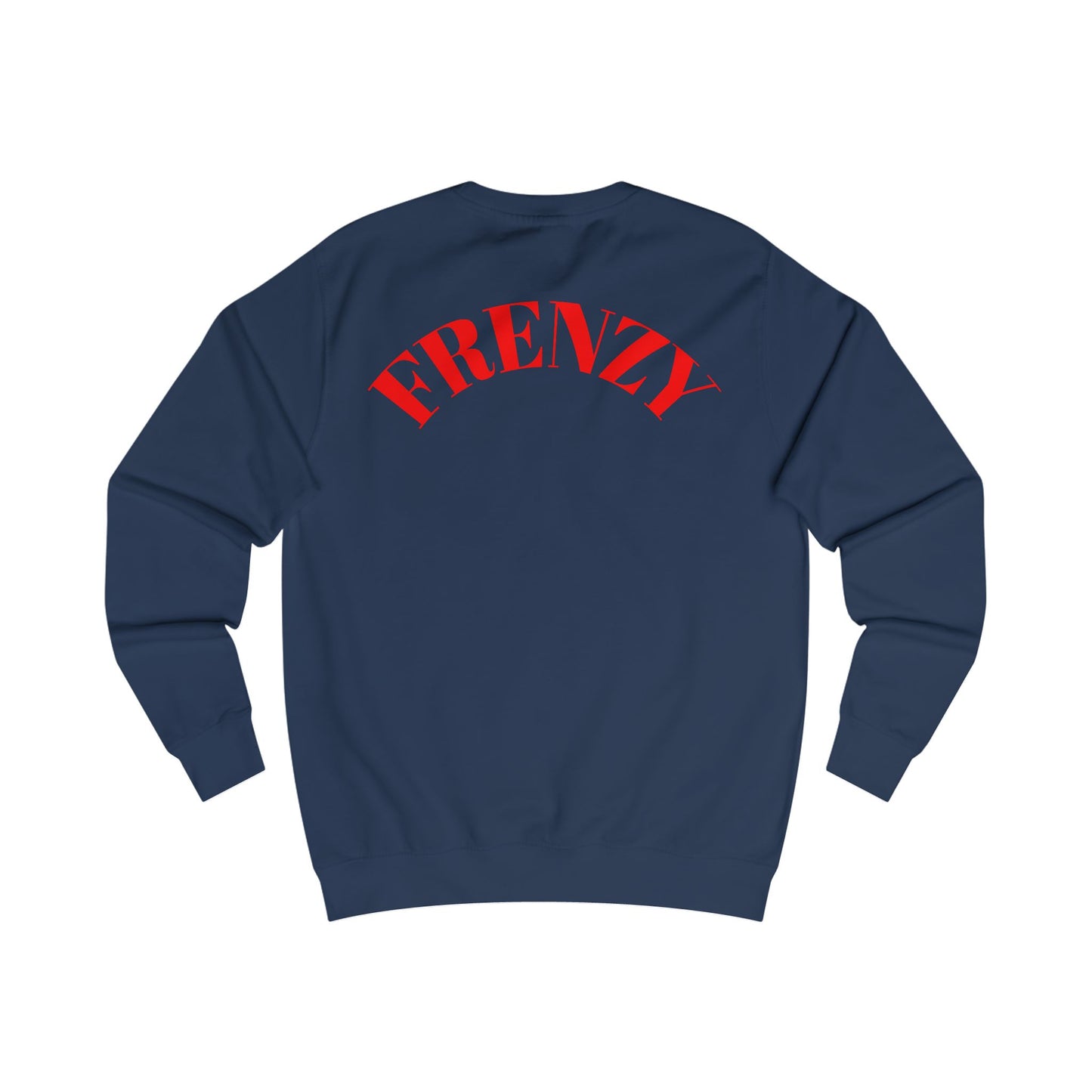 FRENZY Unisex Sweatshirt with Red Logo. - Fitness Frenzy