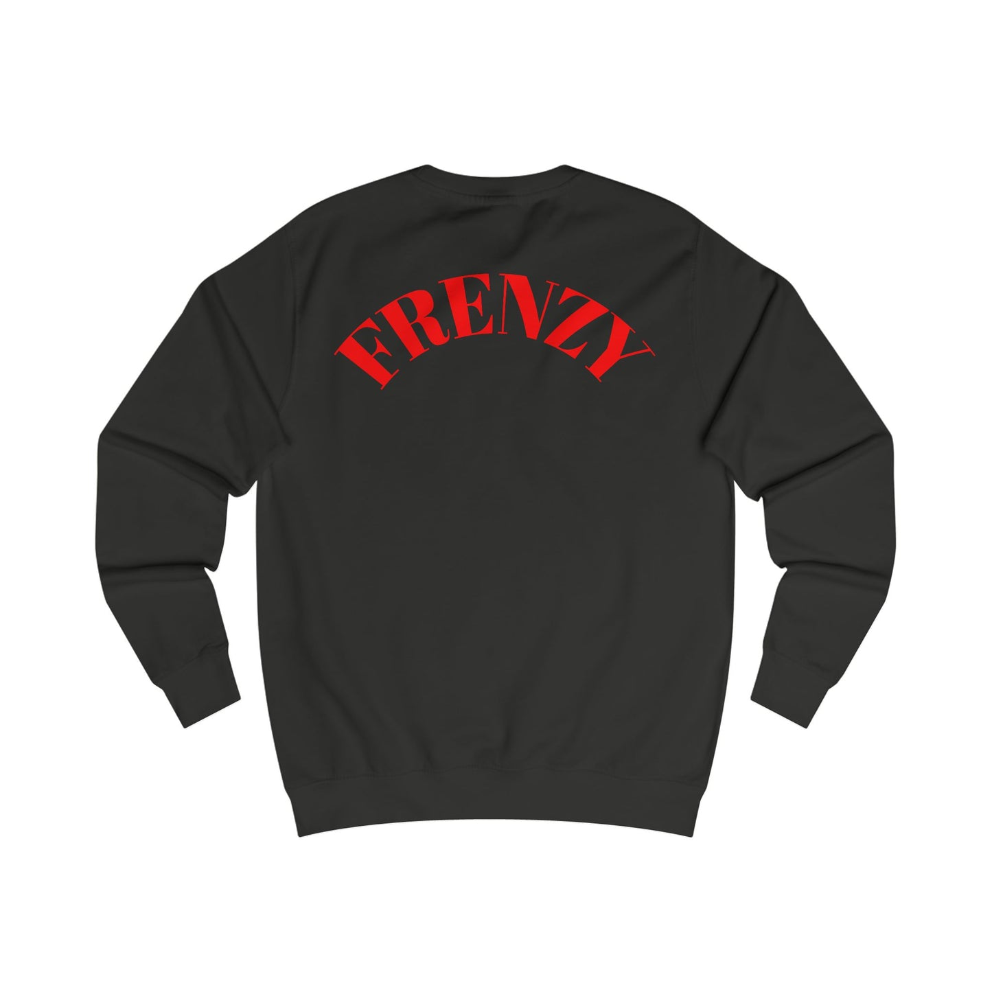 FRENZY Unisex Sweatshirt with Red Logo. - Fitness Frenzy