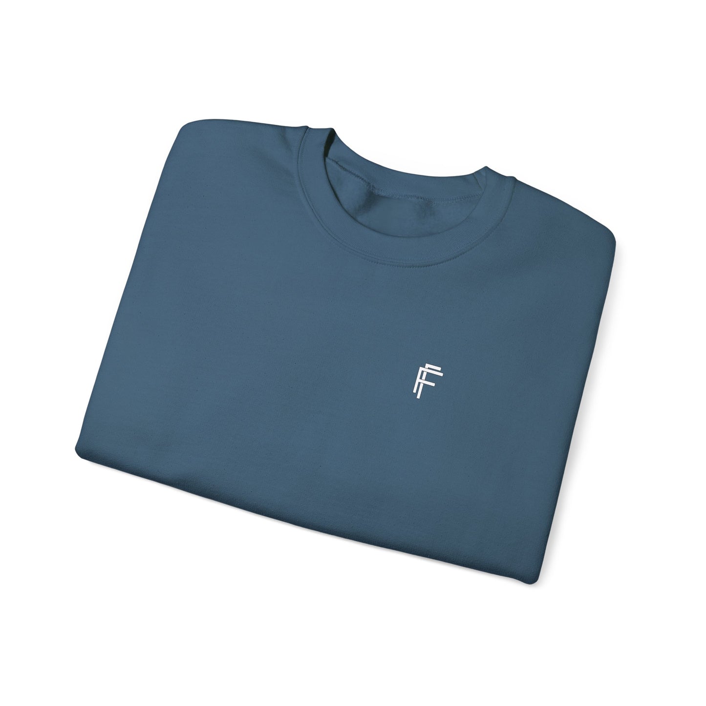 Frenzy Unisex Heavy Blend™ Crewneck Sweatshirt with White Logo. - Fitness Frenzy