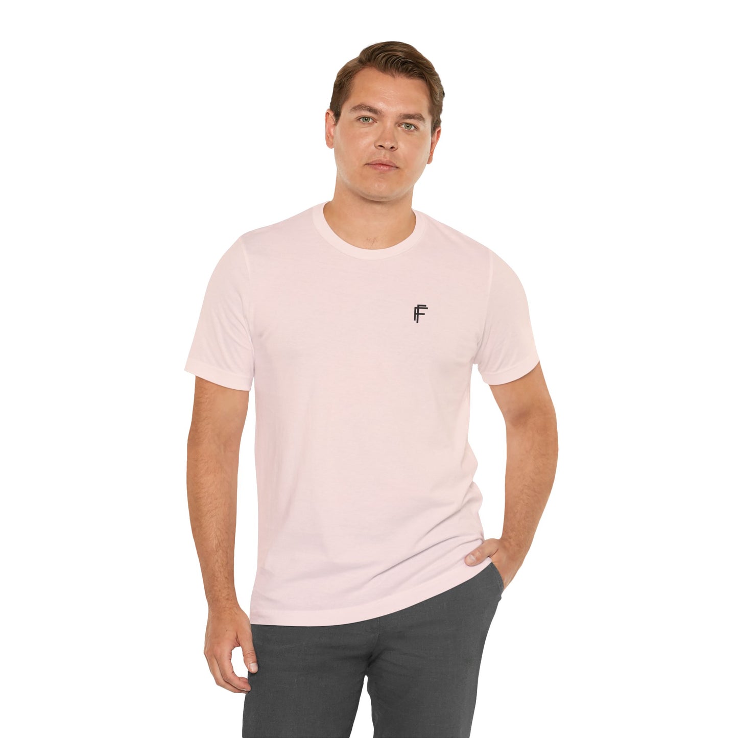 Every Day T Unisex Jersey Tee with Black Logo. - Fitness Frenzy