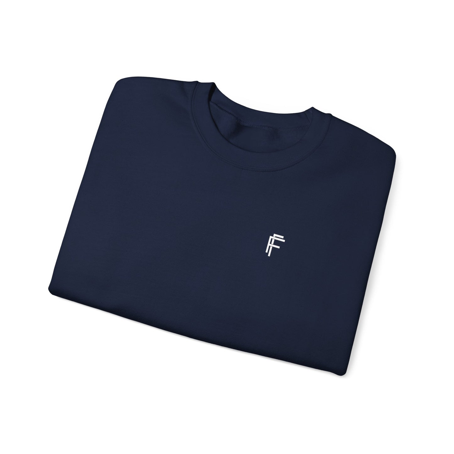 Frenzy Unisex Heavy Blend™ Crewneck Sweatshirt with White Logo. - Fitness Frenzy