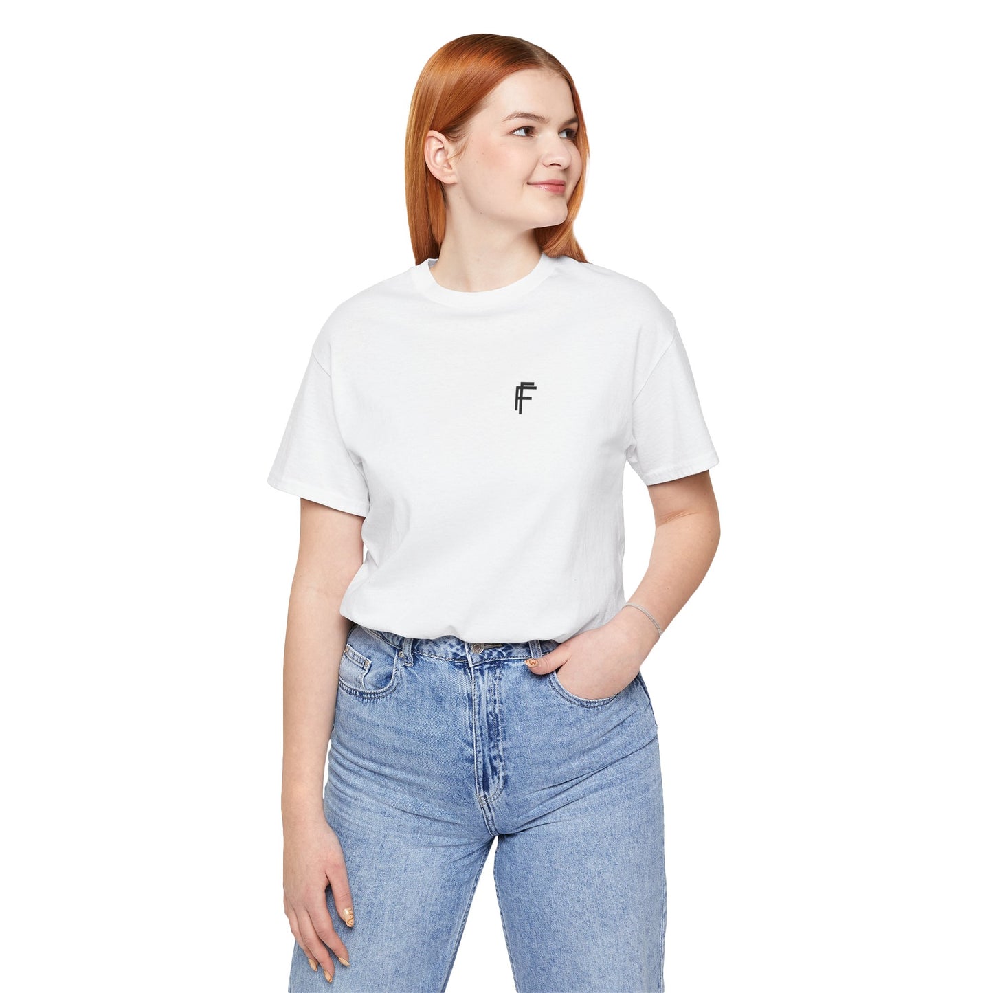 Every Day T Unisex Jersey Tee with Black Logo. - Fitness Frenzy