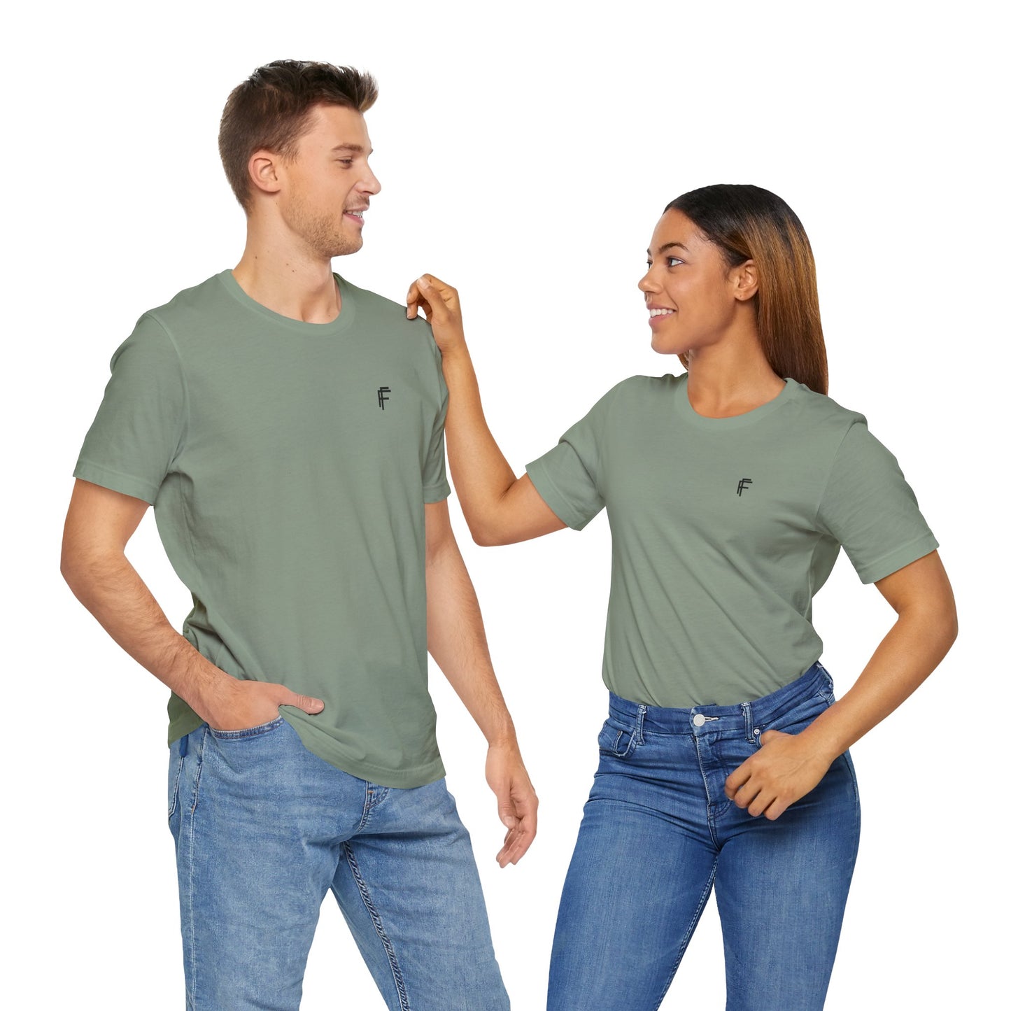 Every Day T Unisex Jersey Tee with Black Logo. - Fitness Frenzy