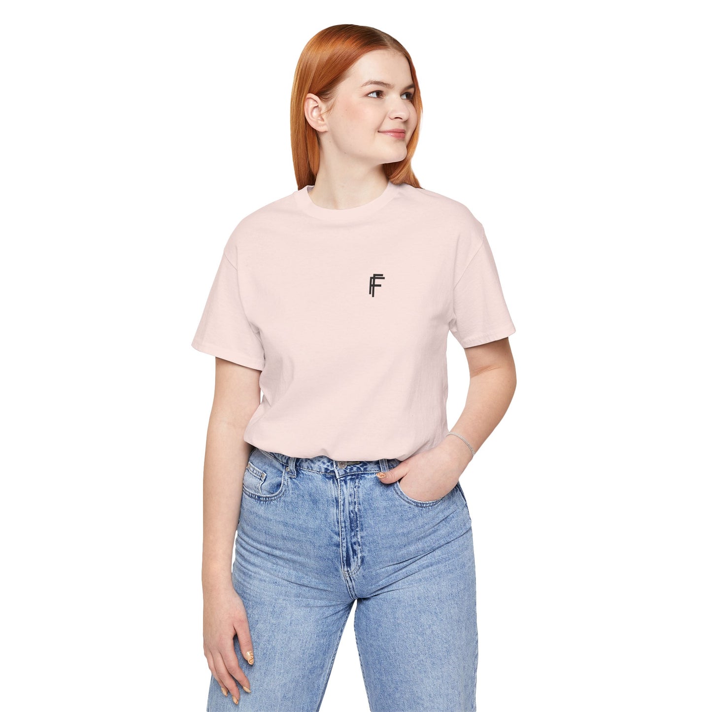 Every Day T Unisex Jersey Tee with Black Logo. - Fitness Frenzy