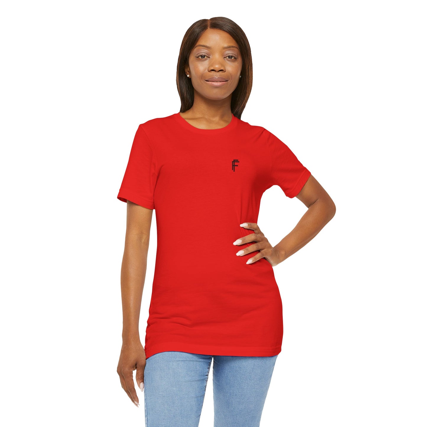 Every Day T Unisex Jersey Tee with Black Logo. - Fitness Frenzy