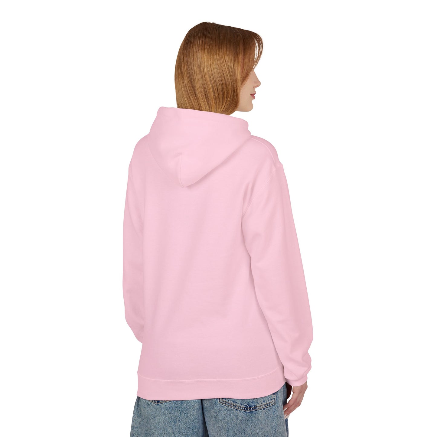 Fitness Frenzy Unisex Fleece Hoodie with Black Logo - Softstyle Comfort for Everyone. - Fitness Frenzy