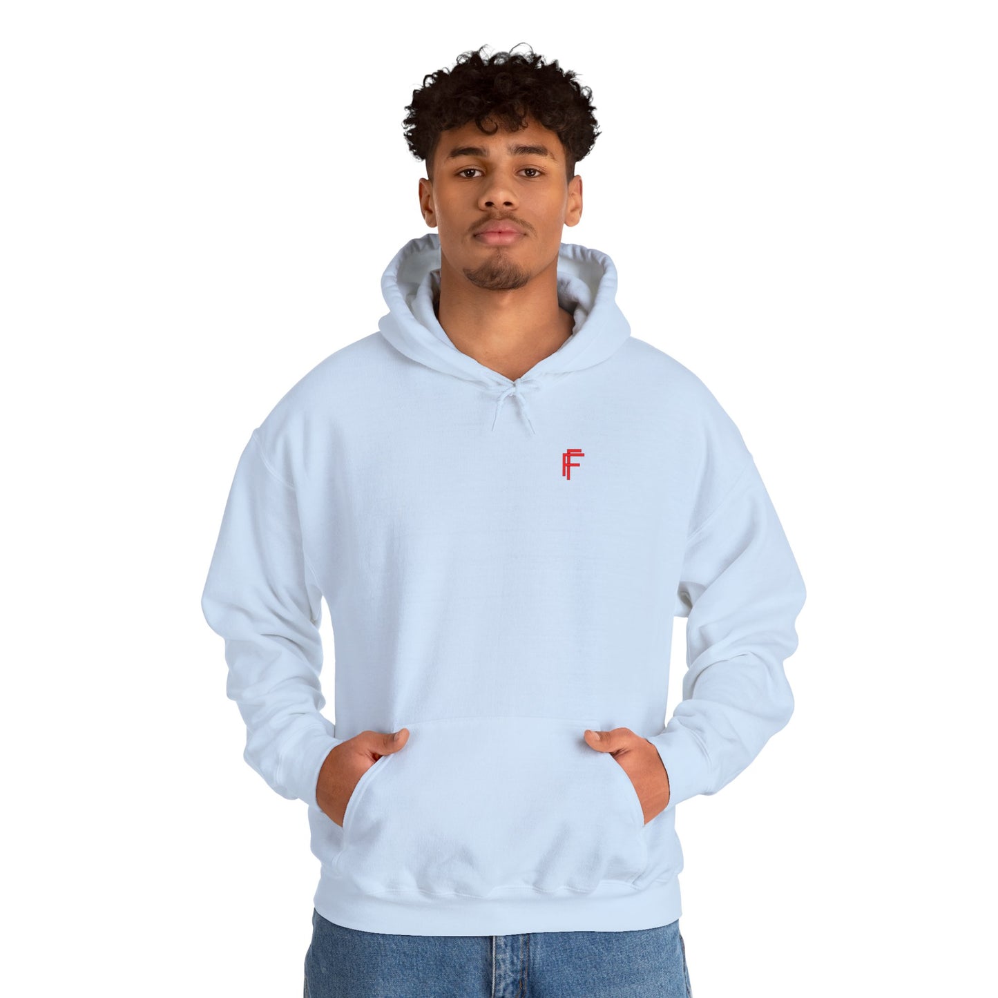 Frenzy Logo Hoodie for Everyday Comfort - Red Logo. - Fitness Frenzy
