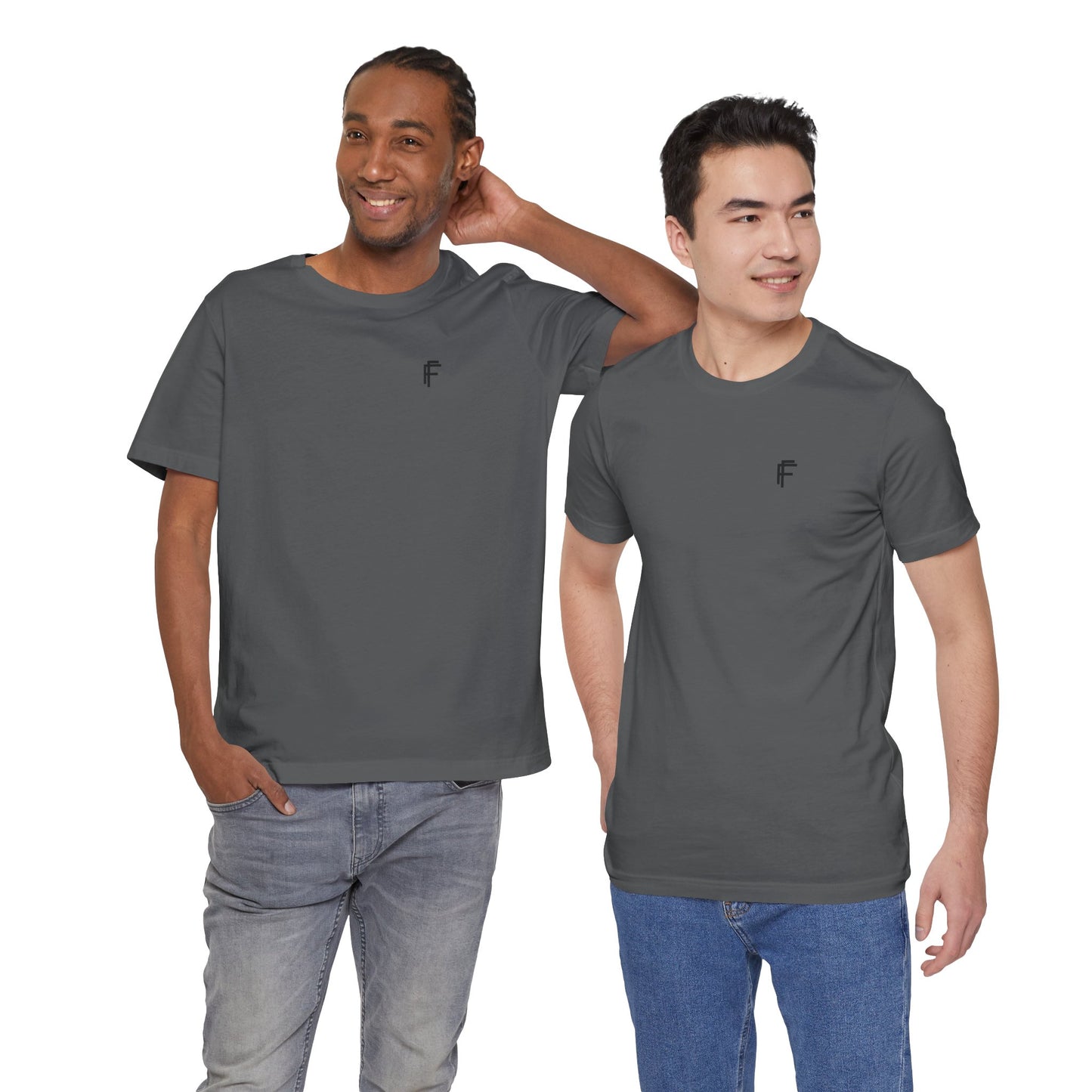 Every Day T Unisex Jersey Tee with Black Logo. - Fitness Frenzy