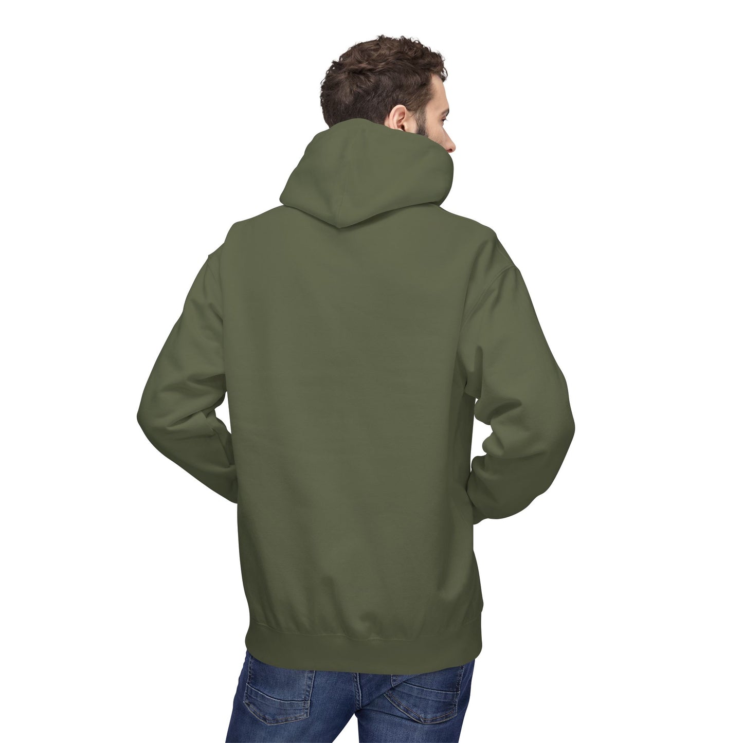 Fitness Frenzy Unisex Fleece Hoodie with Black Logo - Softstyle Comfort for Everyone. - Fitness Frenzy