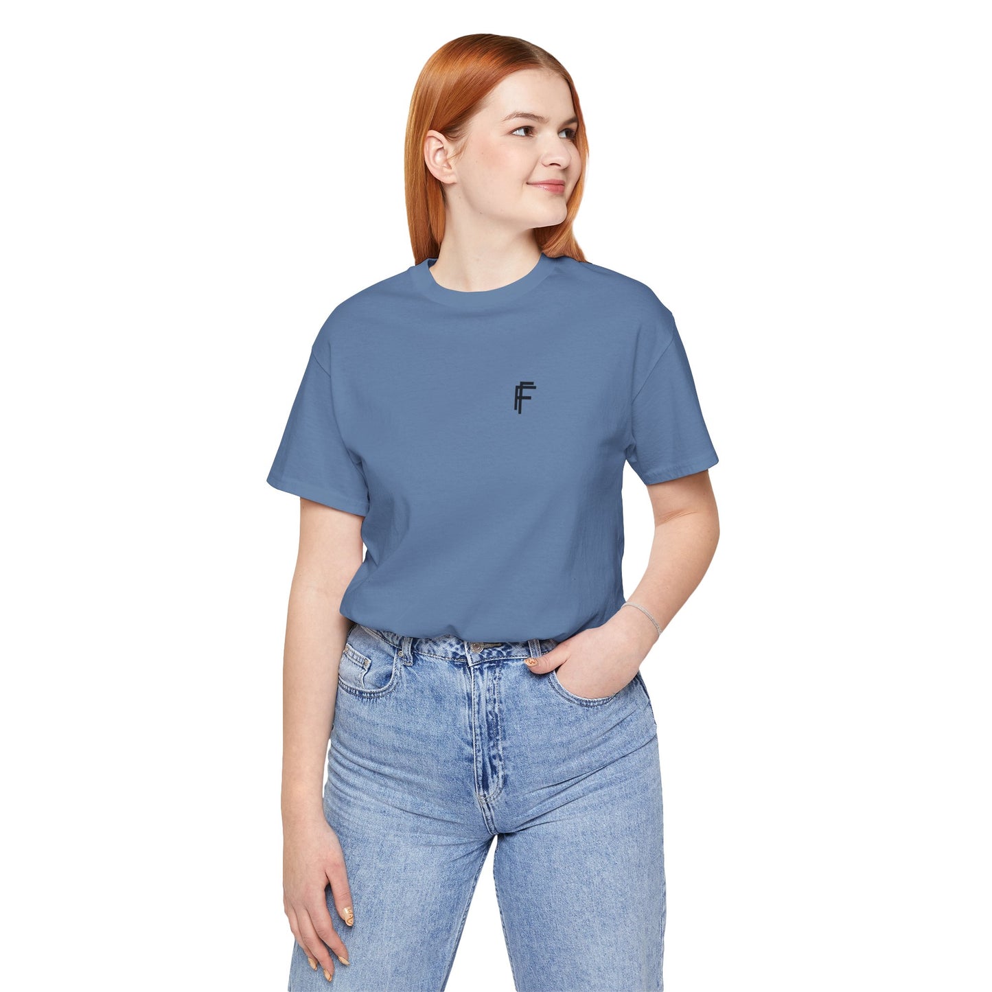 Every Day T Unisex Jersey Tee with Black Logo. - Fitness Frenzy