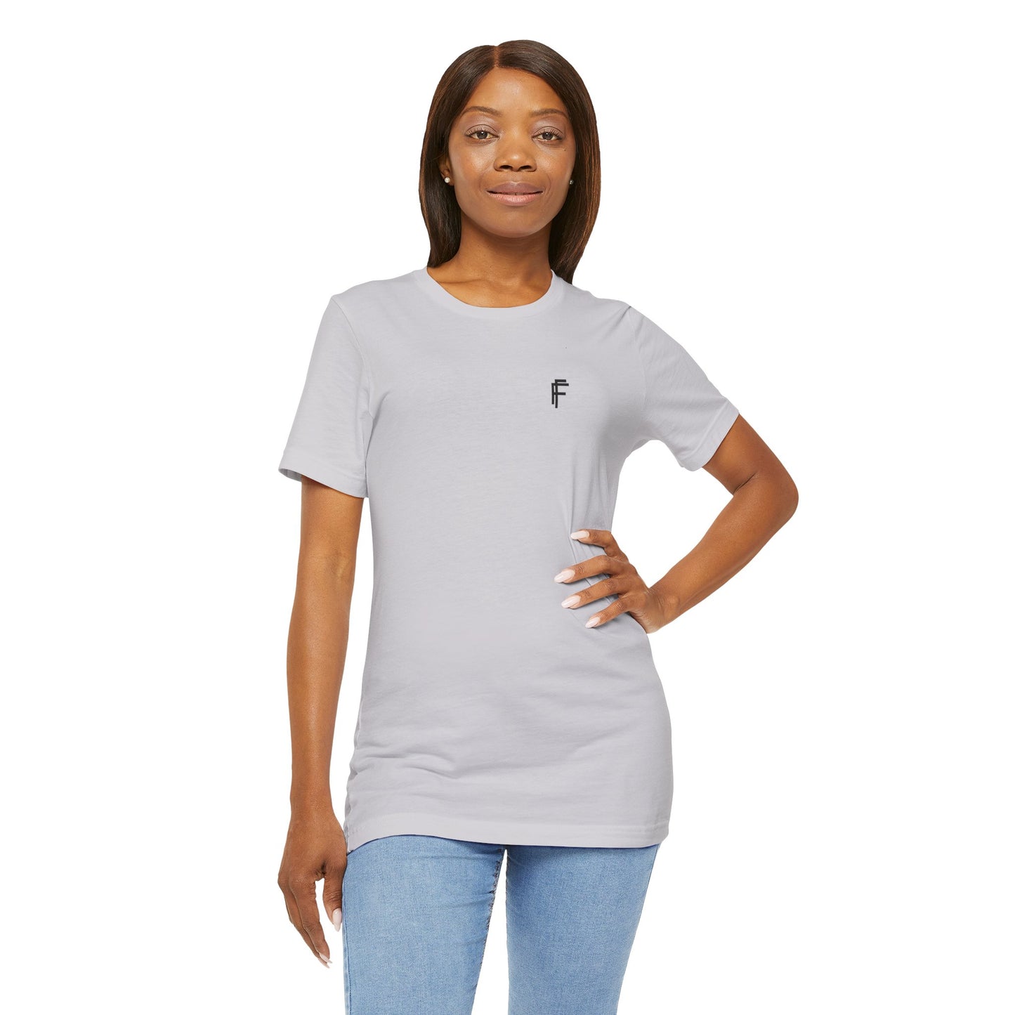Every Day T Unisex Jersey Tee with Black Logo. - Fitness Frenzy