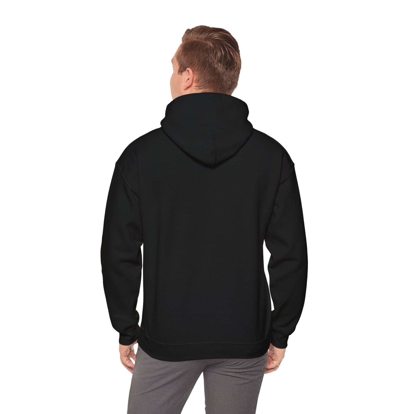 Frenzy Unisex Heavy Blend™ Hoodie with Yellow Logo. - Fitness Frenzy