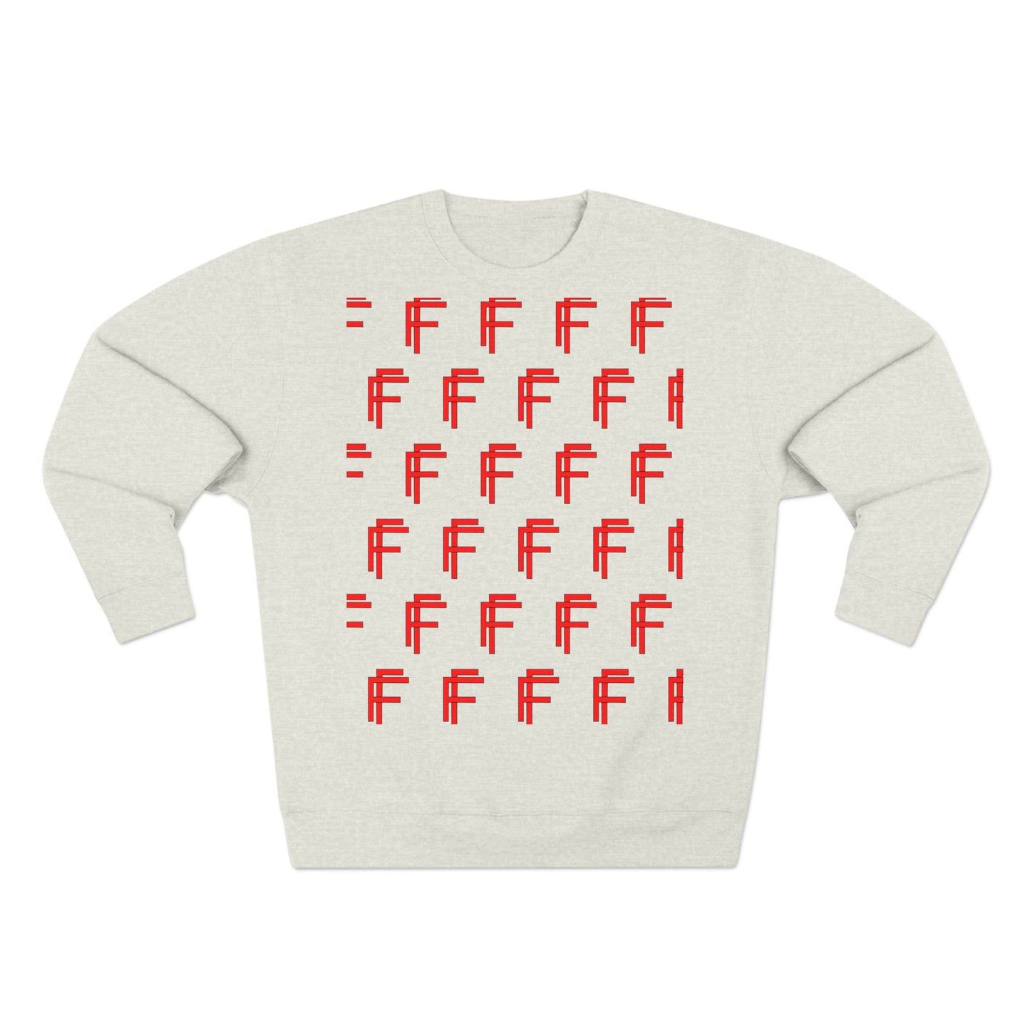 Frenzy - Unisex Crew neck Sweatshirt with Bold Red Design. - Fitness Frenzy