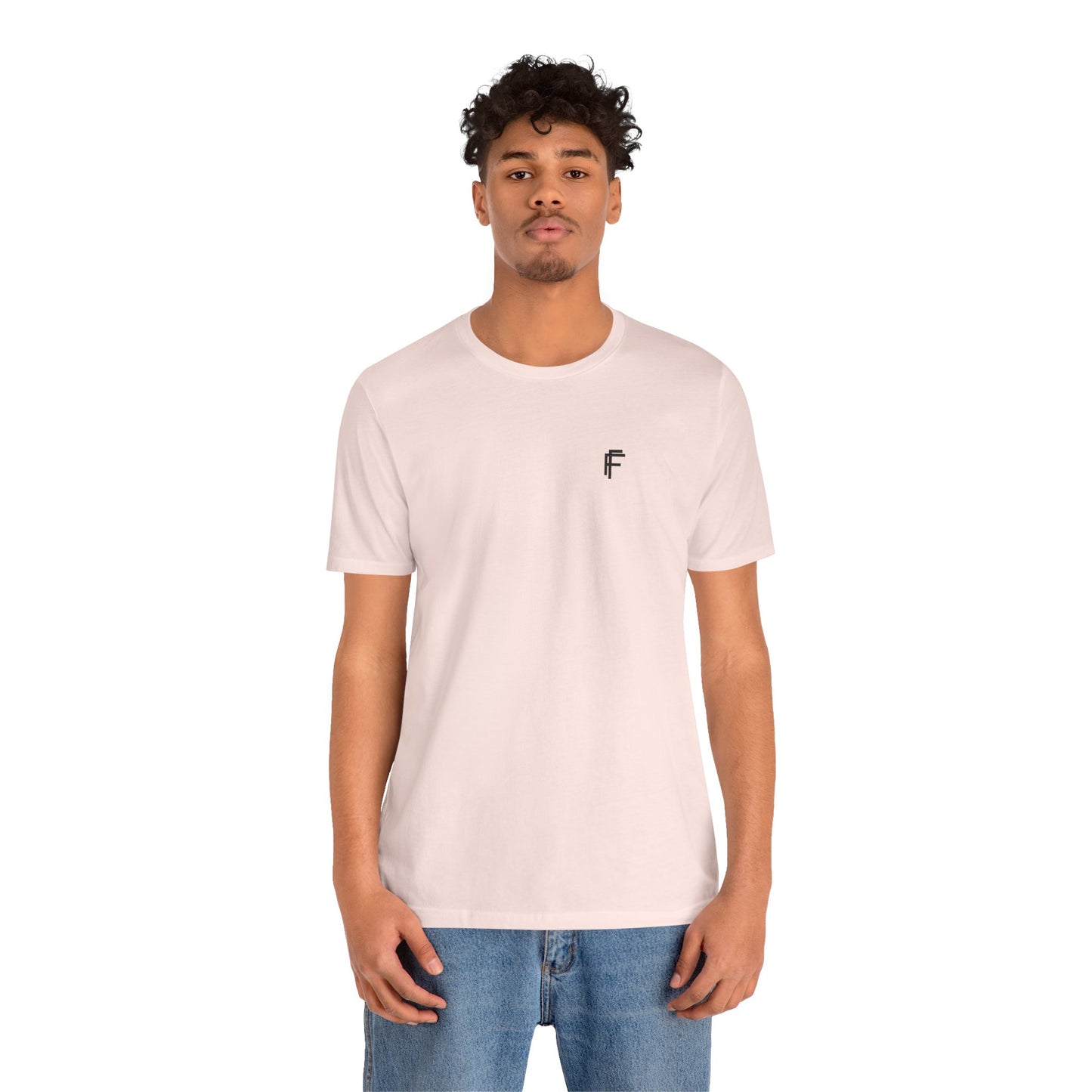 Every Day T Unisex Jersey Tee with Black Logo. - Fitness Frenzy
