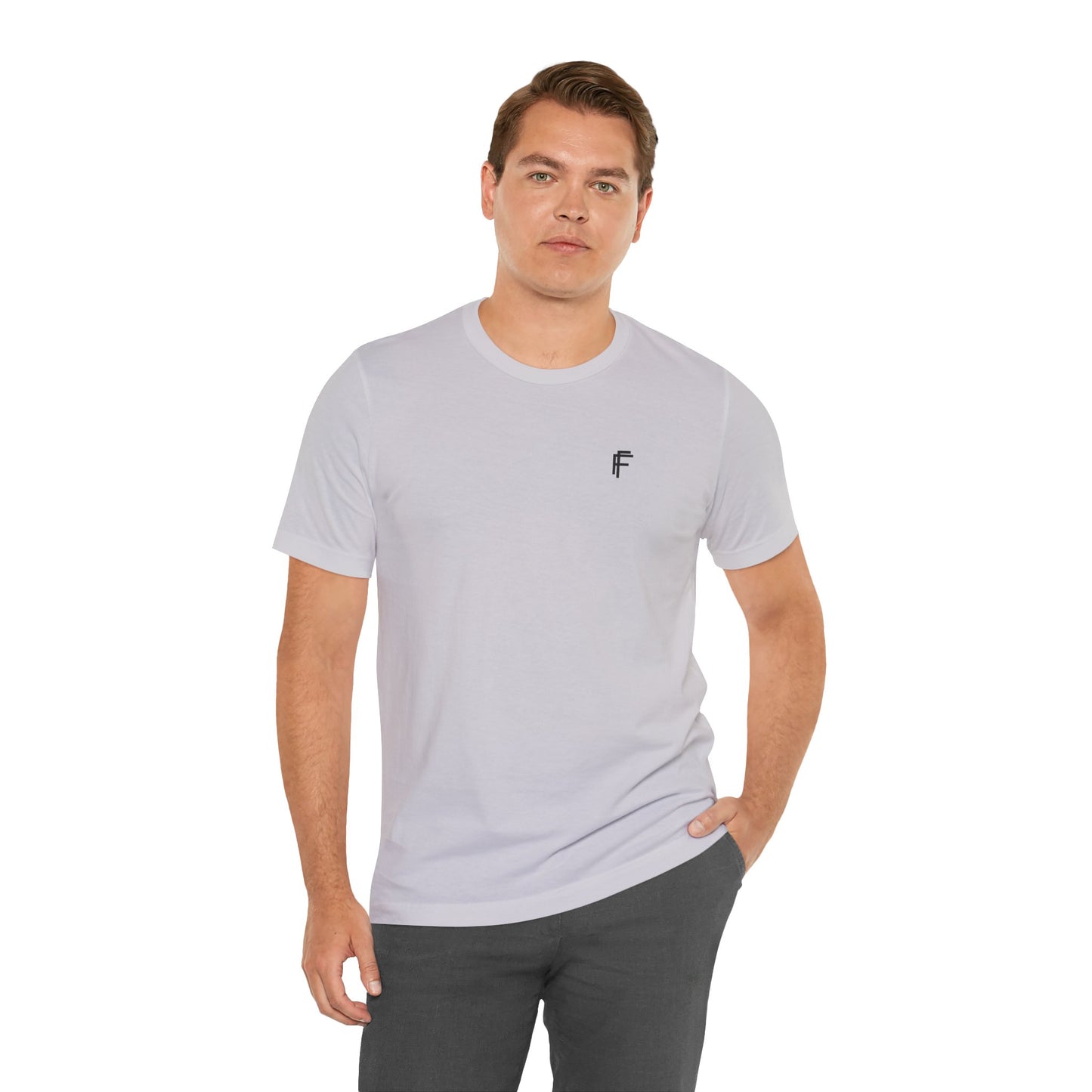 Every Day T Unisex Jersey Tee with Black Logo. - Fitness Frenzy