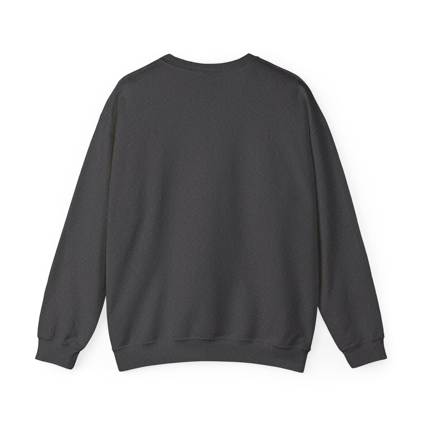 Frenzy Unisex Black Crewneck Sweatshirt with White Logo for Everyday Comfort. - Fitness Frenzy