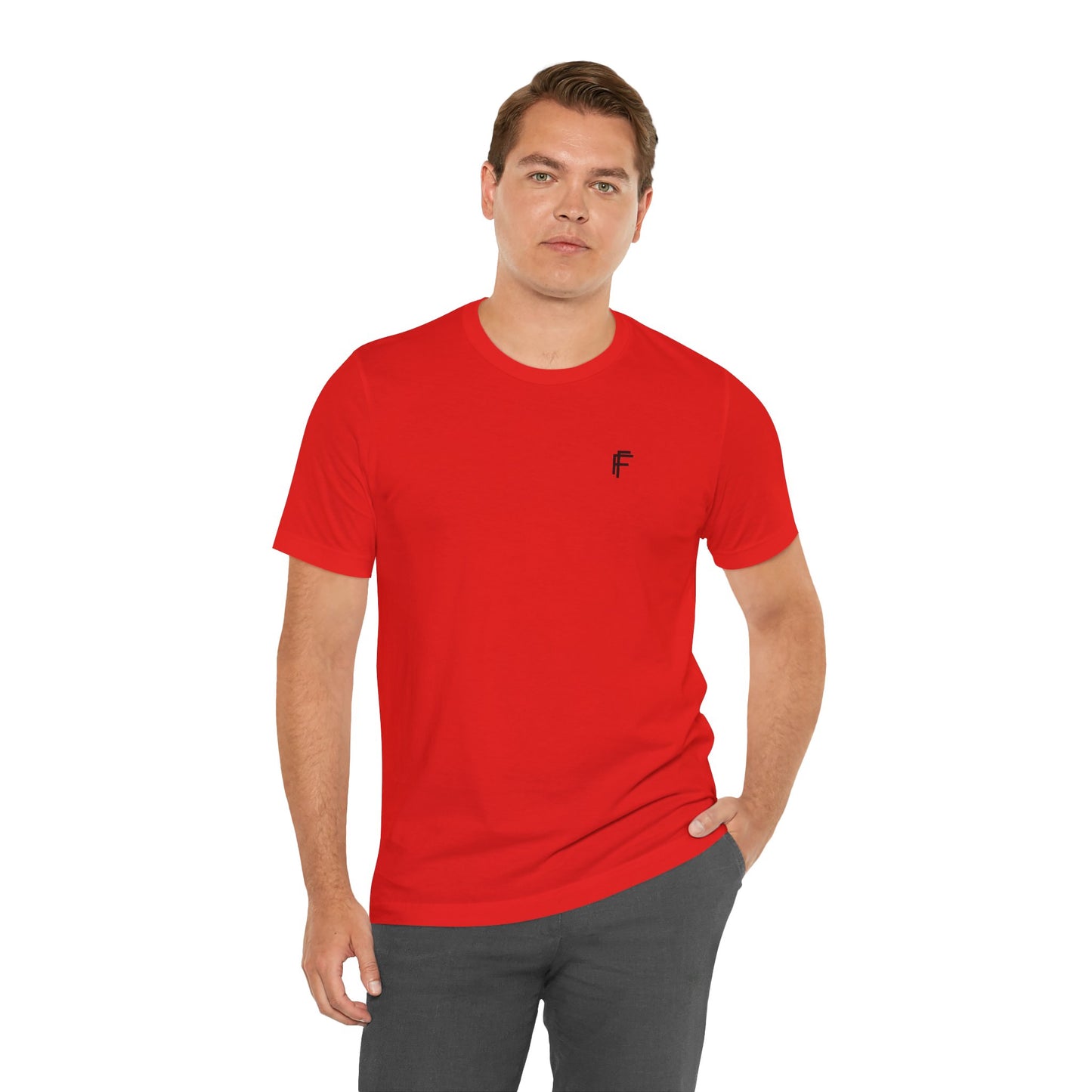 Every Day T Unisex Jersey Tee with Black Logo. - Fitness Frenzy