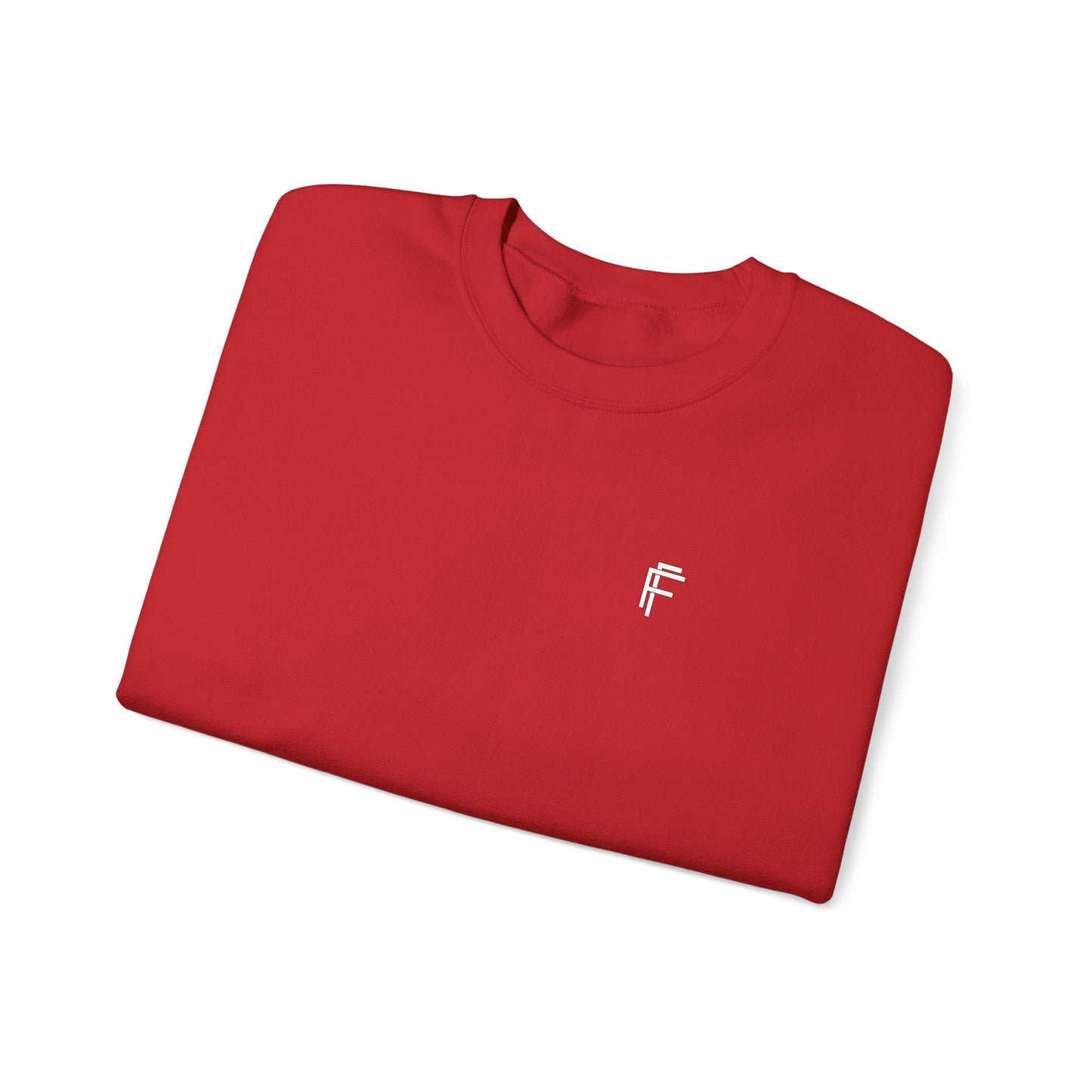 Frenzy Unisex Heavy Blend™ Crewneck Sweatshirt with White Logo. - Fitness Frenzy