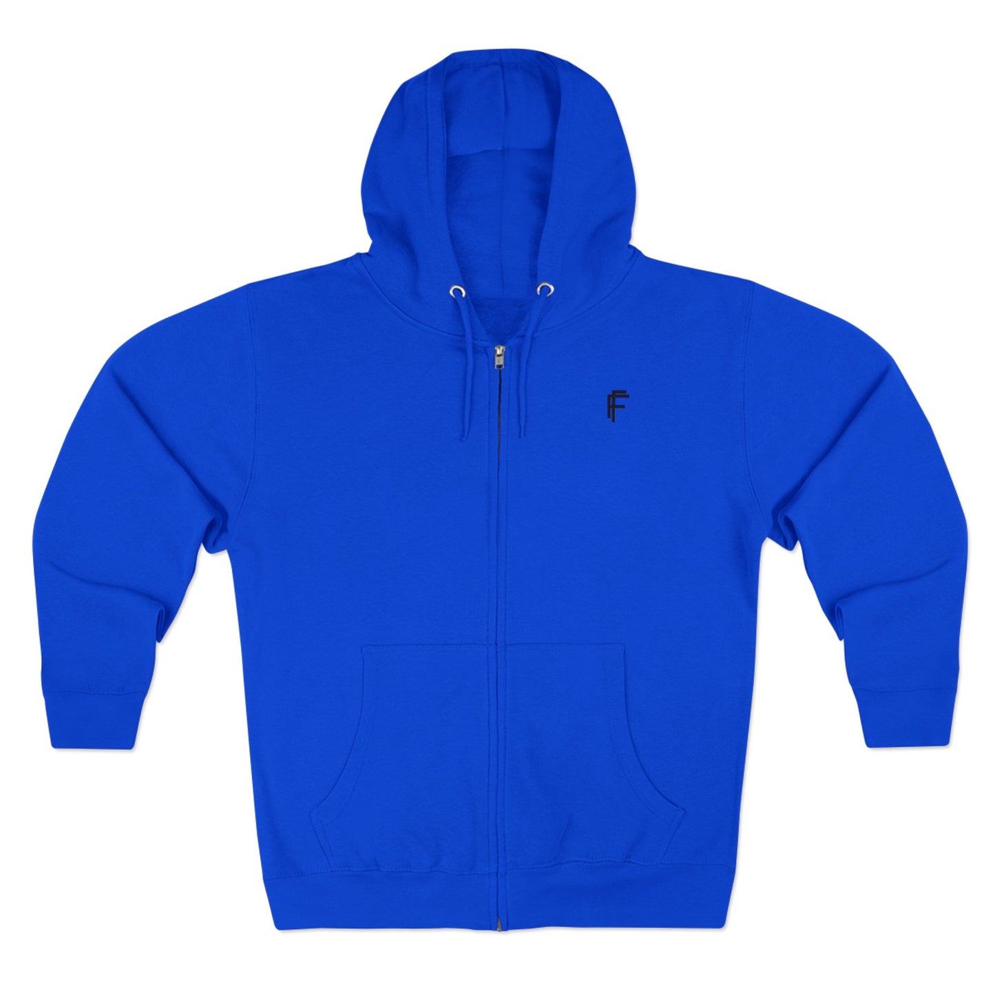 Frenzy - Stylish Unisex Zip Hoodie with Black Logo - Perfect for Comfort & Casual Outings - Fitness Frenzy