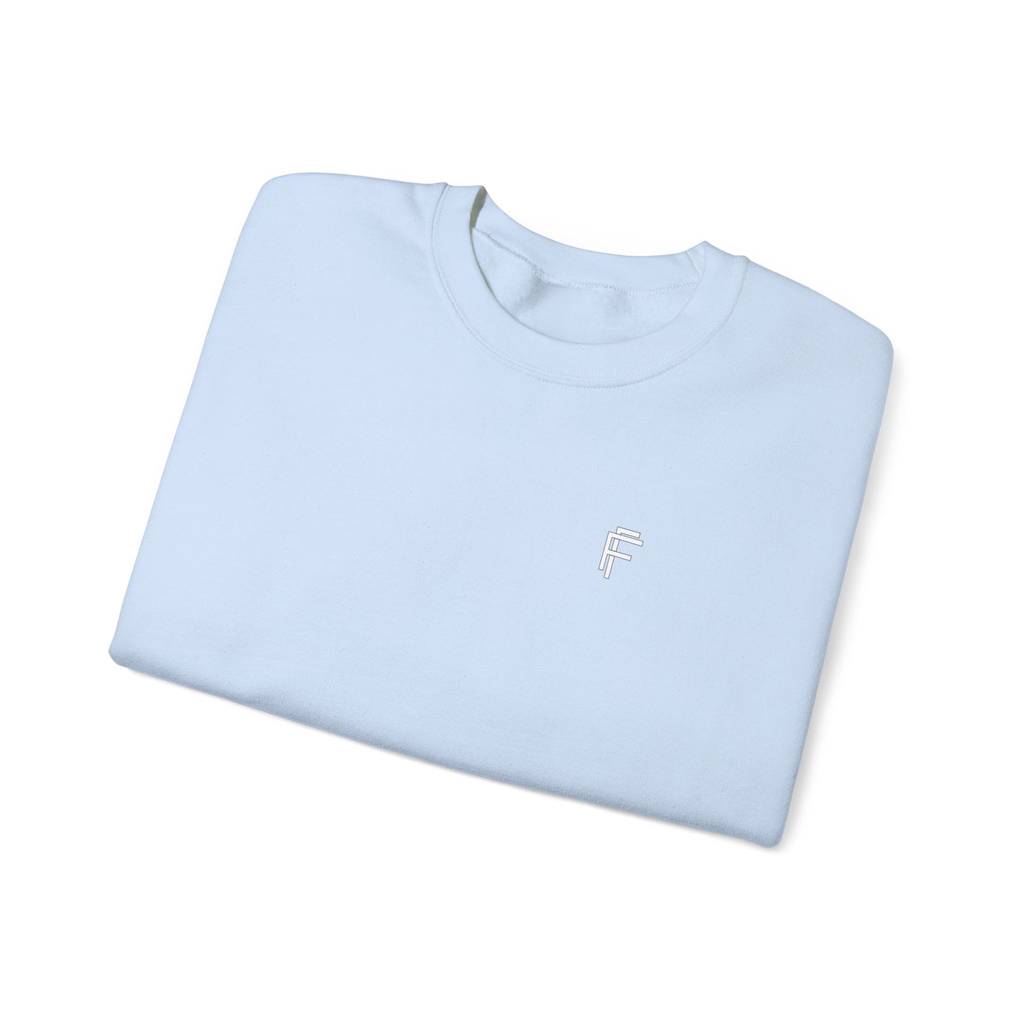 Frenzy Unisex Heavy Blend™ Crewneck Sweatshirt with White Logo. - Fitness Frenzy