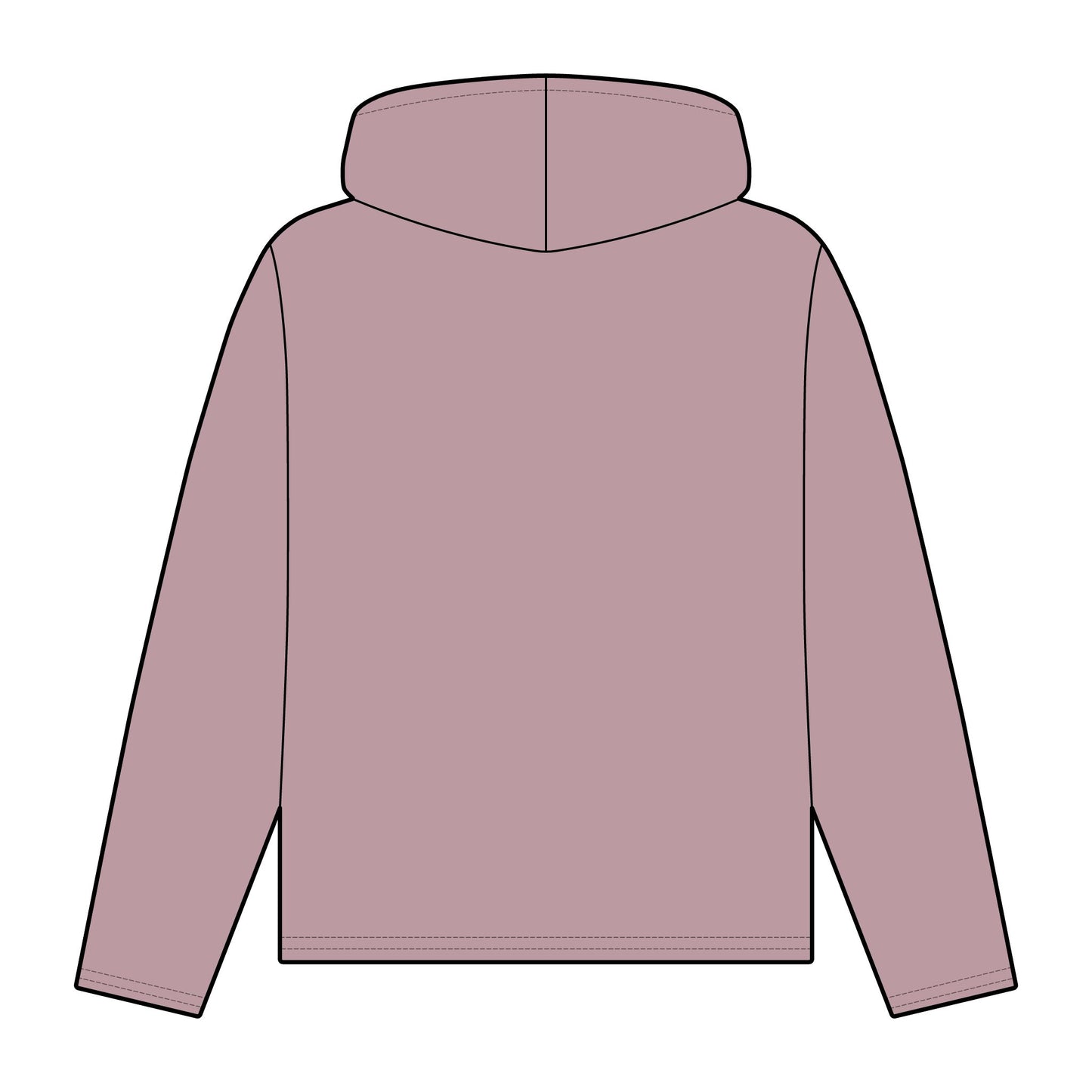 Frenzy - Women's Organic Relaxed Fit Hoodie with White Logo. - Fitness Frenzy