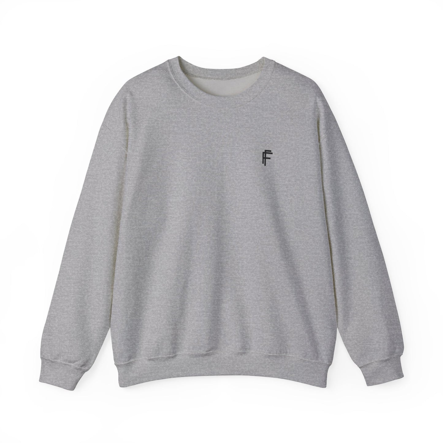Frenzy - Unisex Crewneck Sweatshirt with Black Logo - Cosy Everyday Wear. - Fitness Frenzy