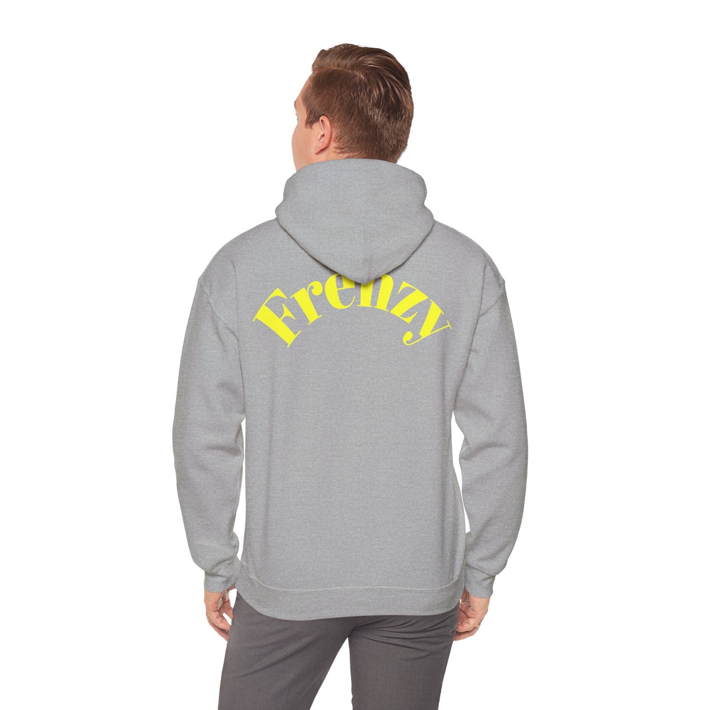 Frenzy 'F' Crazy Unisex Heavy Blend™ Hooded Sweatshirt. - Fitness Frenzy