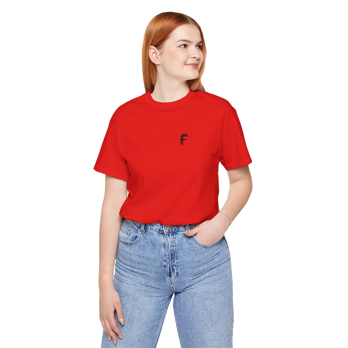 Every Day T Unisex Jersey Tee with Black Logo. - Fitness Frenzy