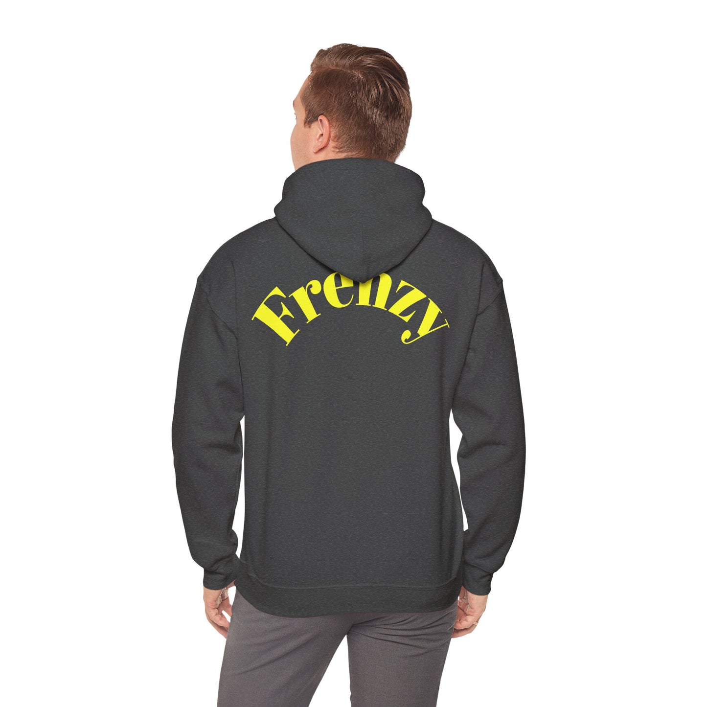 Frenzy 'F' Crazy Unisex Heavy Blend™ Hooded Sweatshirt. - Fitness Frenzy