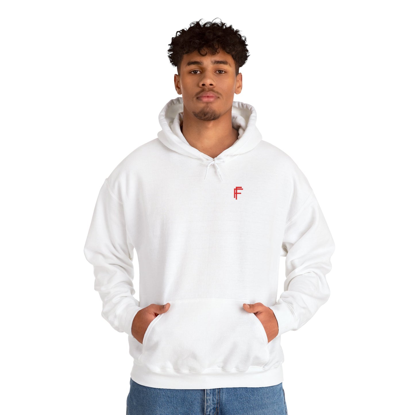 Frenzy Logo Hoodie for Everyday Comfort - Red Logo. - Fitness Frenzy