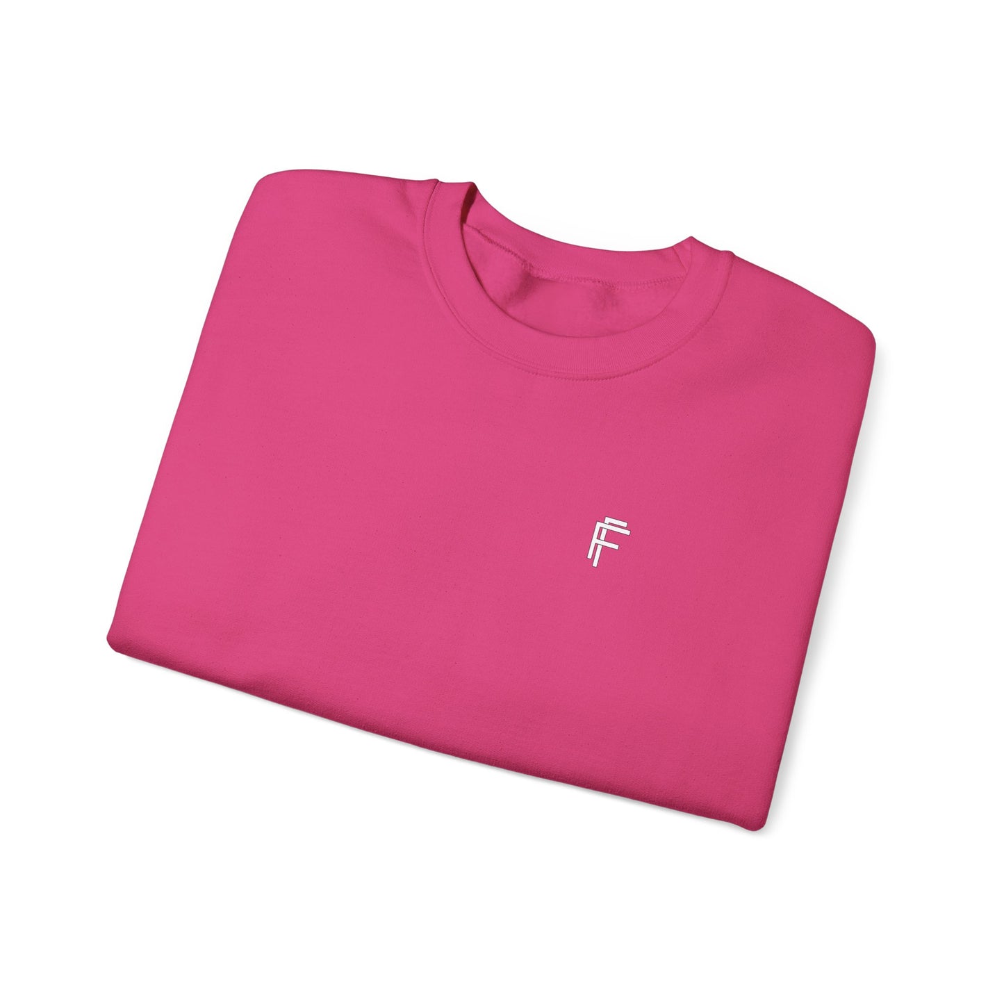 Frenzy Unisex Heavy Blend™ Crewneck Sweatshirt with White Logo. - Fitness Frenzy