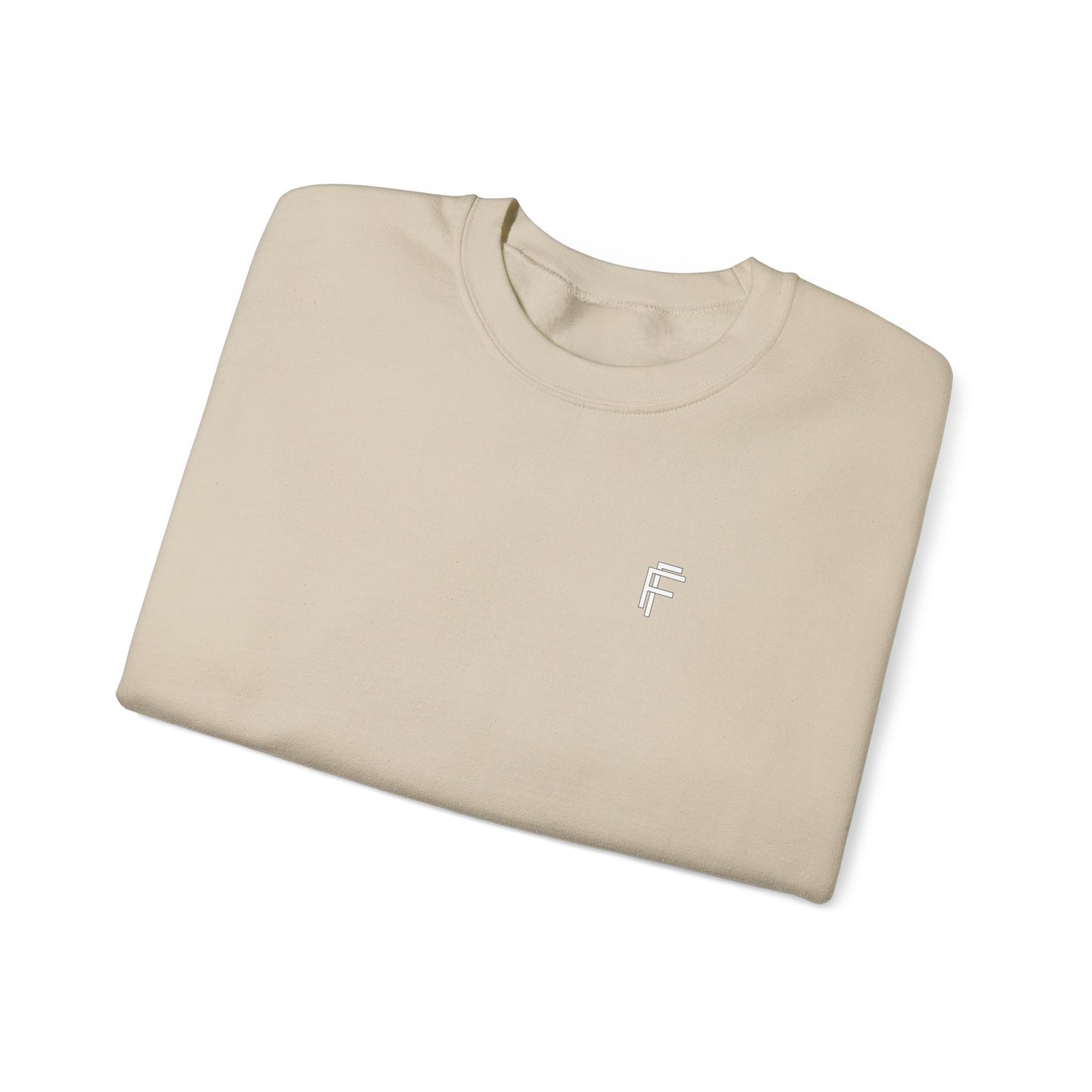 Frenzy Unisex Heavy Blend™ Crewneck Sweatshirt with White Logo. - Fitness Frenzy