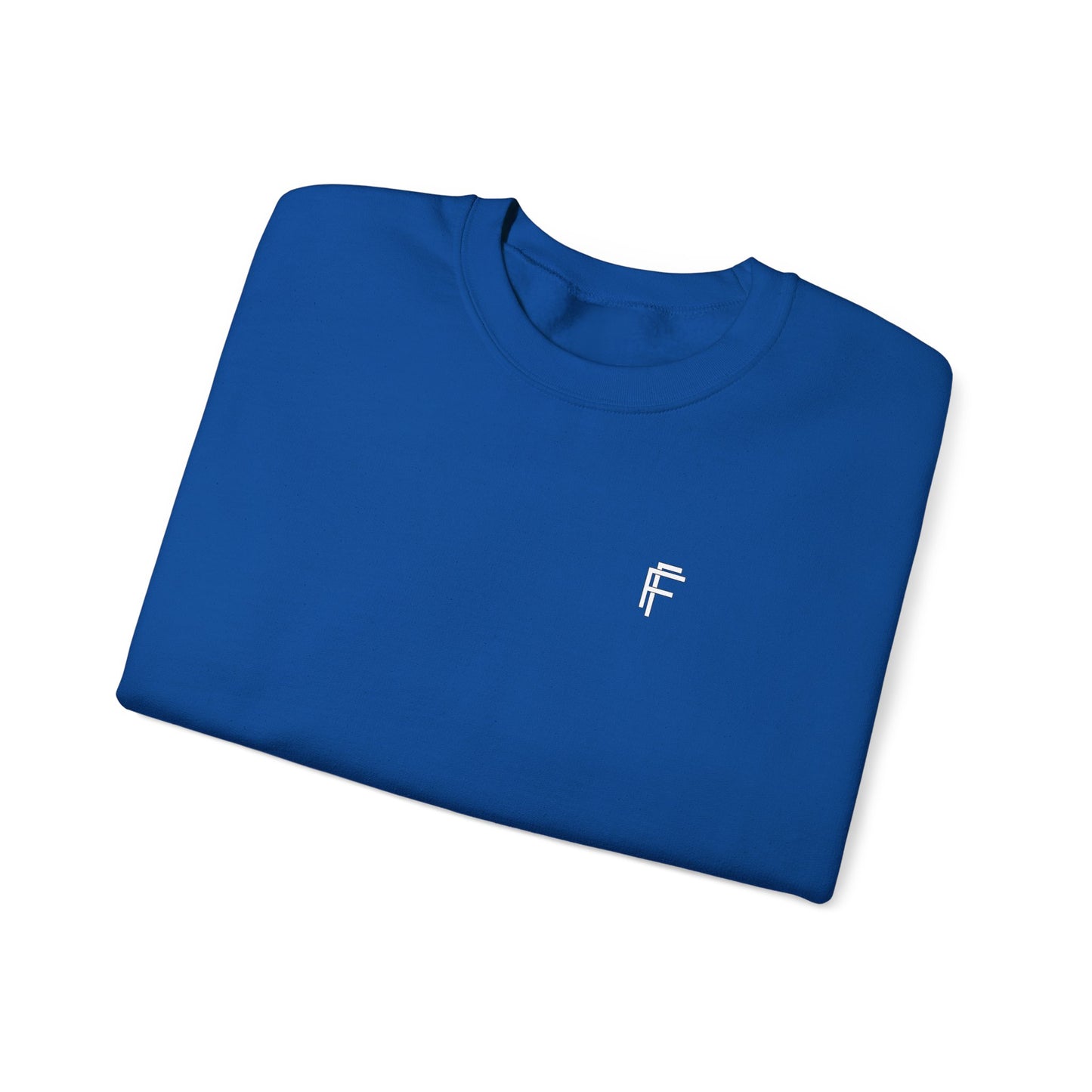 Frenzy Unisex Heavy Blend™ Crewneck Sweatshirt with White Logo. - Fitness Frenzy