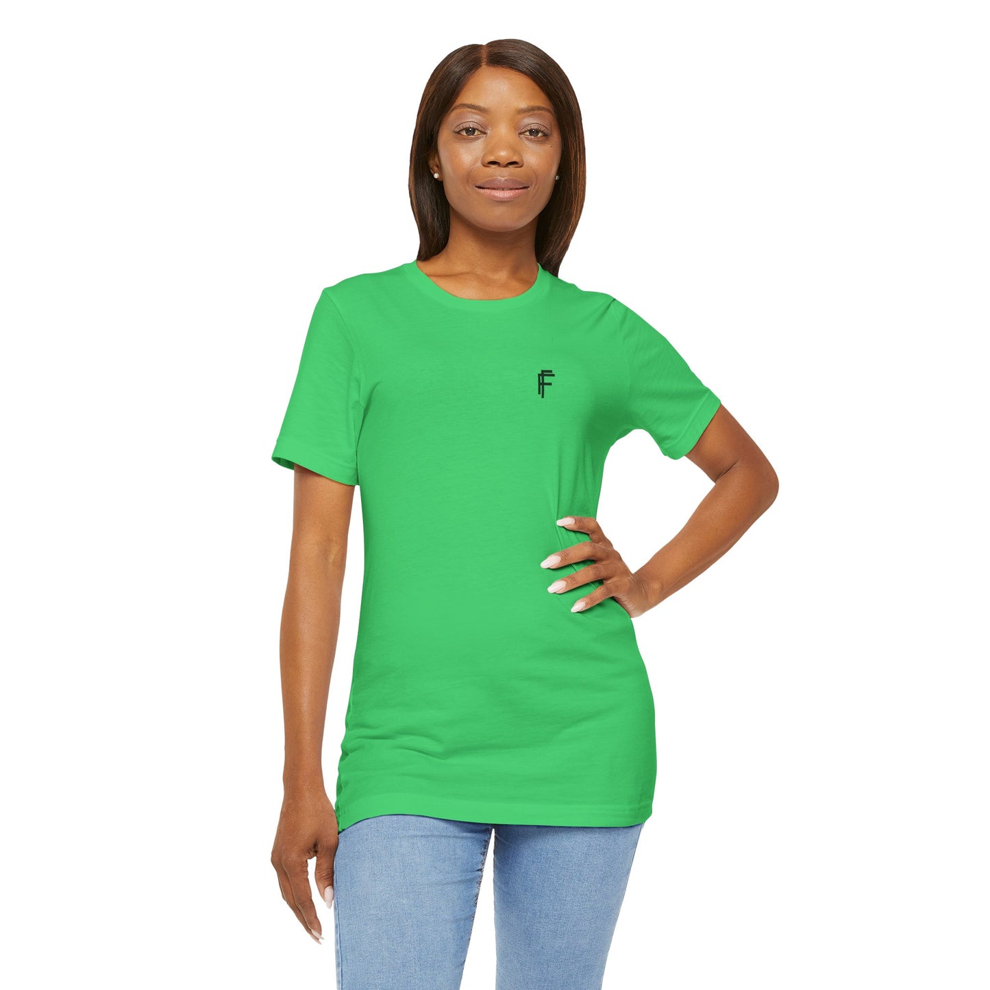 Every Day T Unisex Jersey Tee with Black Logo. - Fitness Frenzy