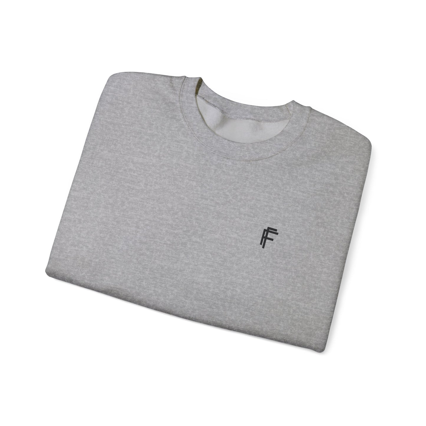 Frenzy - Unisex Crewneck Sweatshirt with Black Logo - Cosy Everyday Wear. - Fitness Frenzy