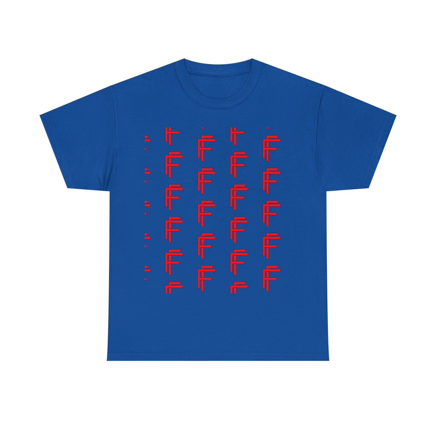 Frenzy Graphic Unisex Heavy Cotton Tee with Bold Red Design. - Fitness Frenzy