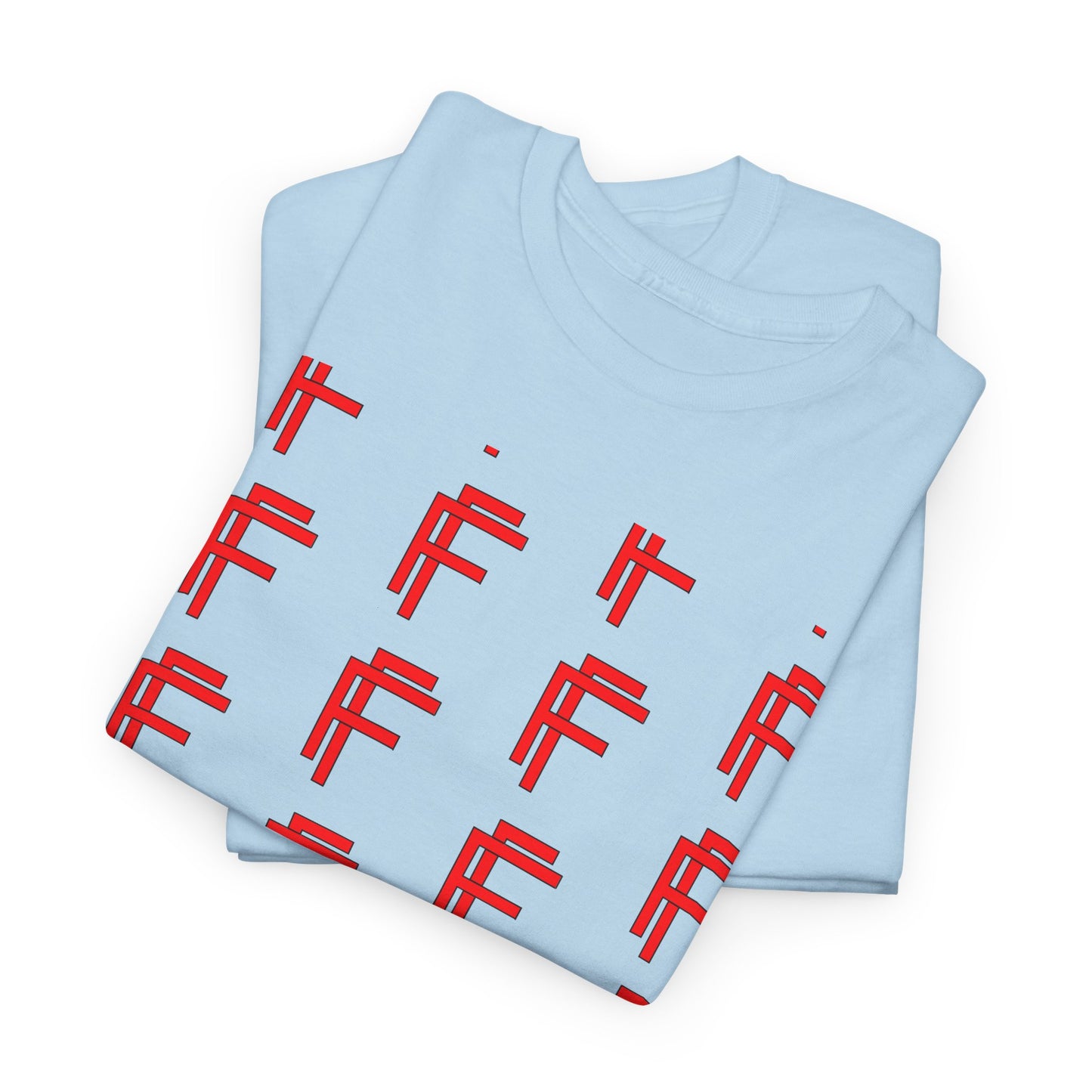 Frenzy Graphic Unisex Heavy Cotton Tee with Bold Red Design. - Fitness Frenzy