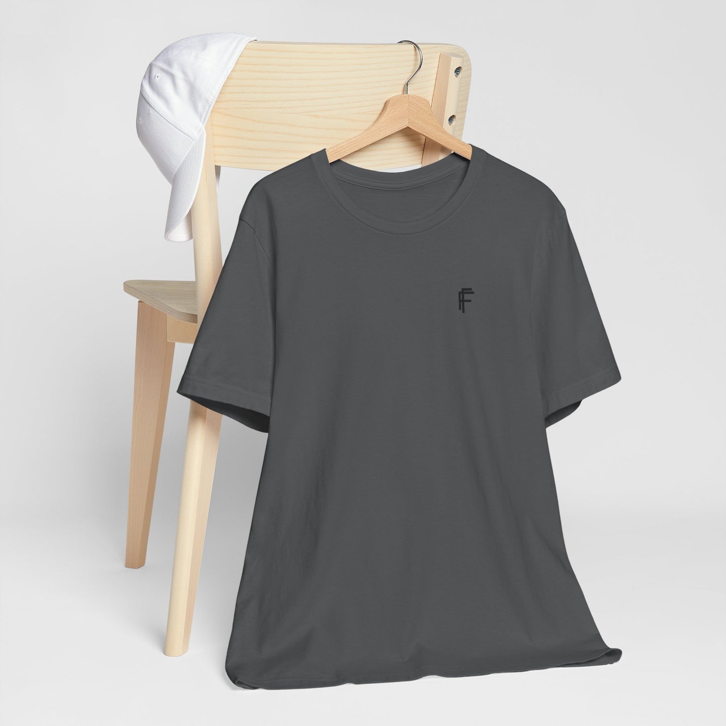Every Day T Unisex Jersey Tee with Black Logo. - Fitness Frenzy