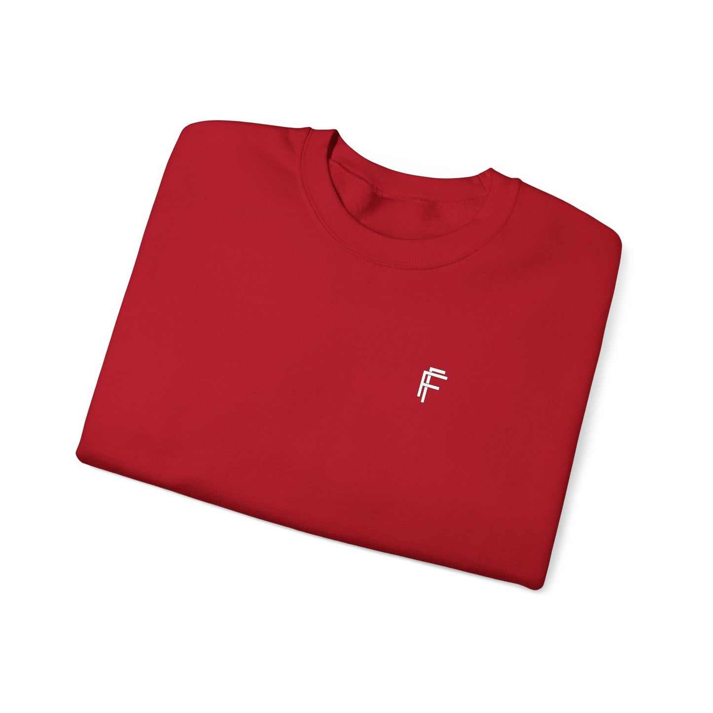 Frenzy Unisex Heavy Blend™ Crewneck Sweatshirt with White Logo. - Fitness Frenzy