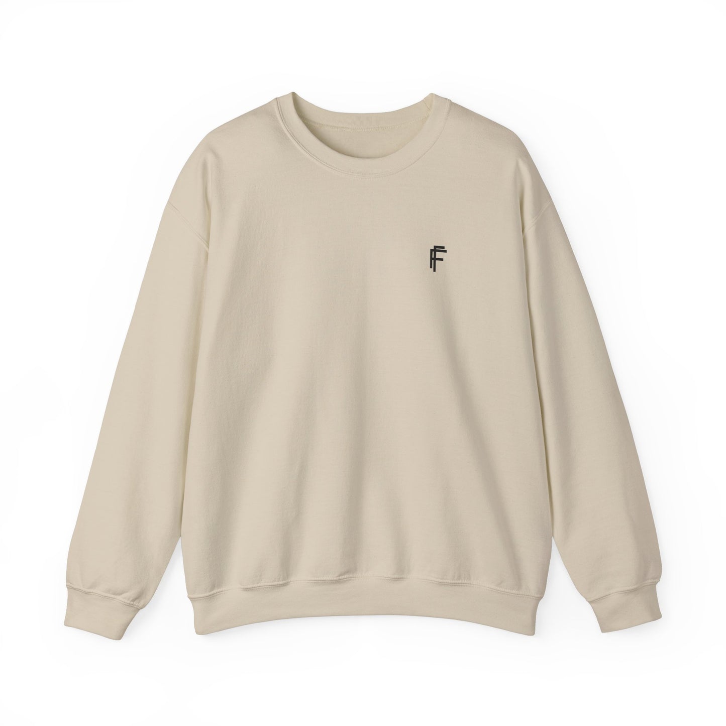 Frenzy - Unisex Crewneck Sweatshirt with Black Logo - Cosy Everyday Wear. - Fitness Frenzy