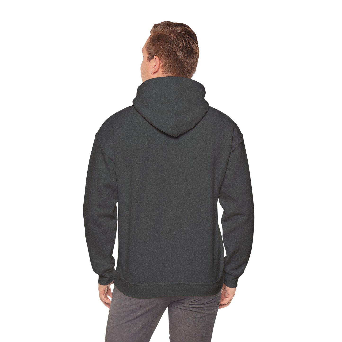 Frenzy Unisex Heavy Blend™ Hoodie with Yellow Logo. - Fitness Frenzy