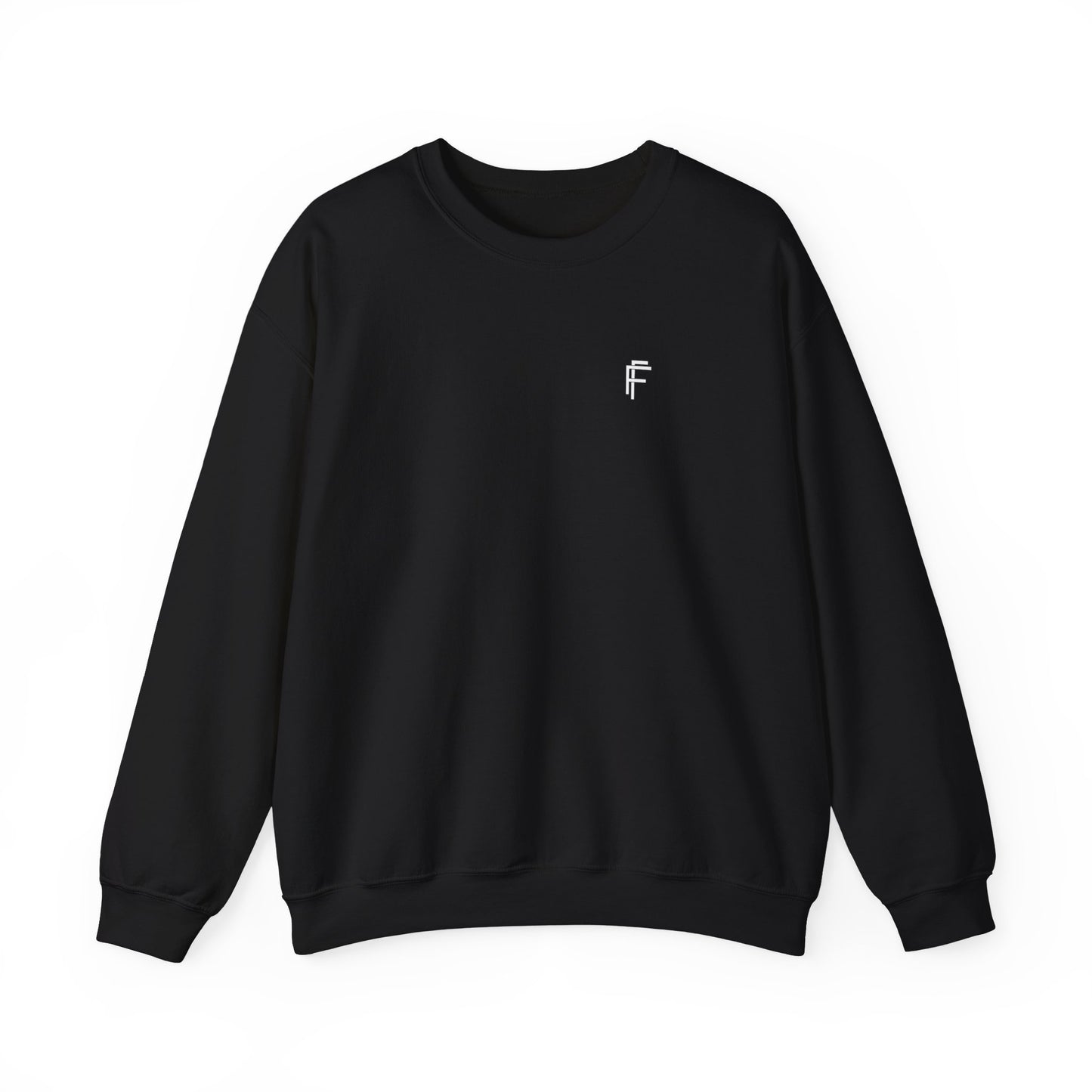 Frenzy Unisex Heavy Blend™ Crewneck Sweatshirt with White Logo. - Fitness Frenzy
