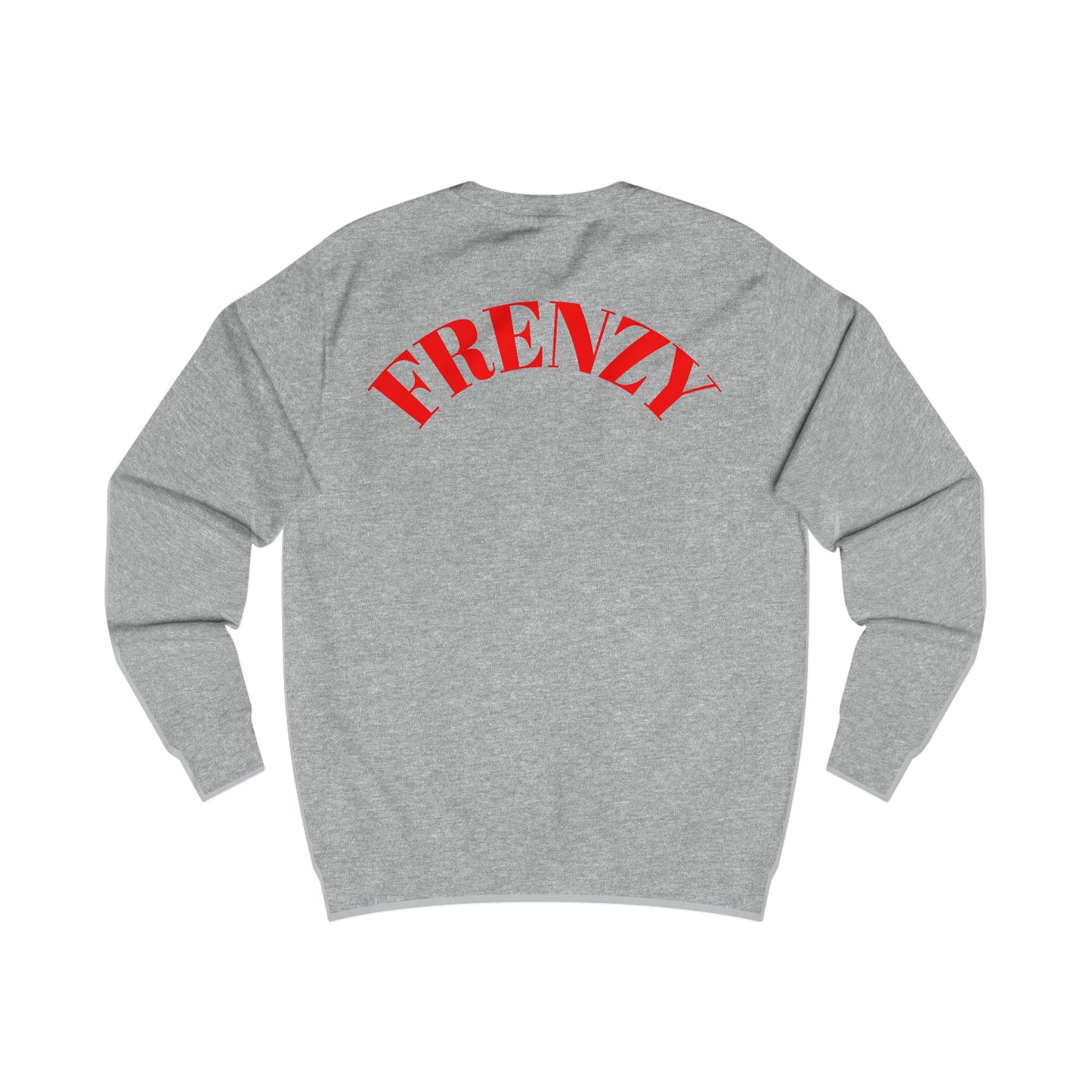 FRENZY Unisex Sweatshirt with Red Logo. - Fitness Frenzy