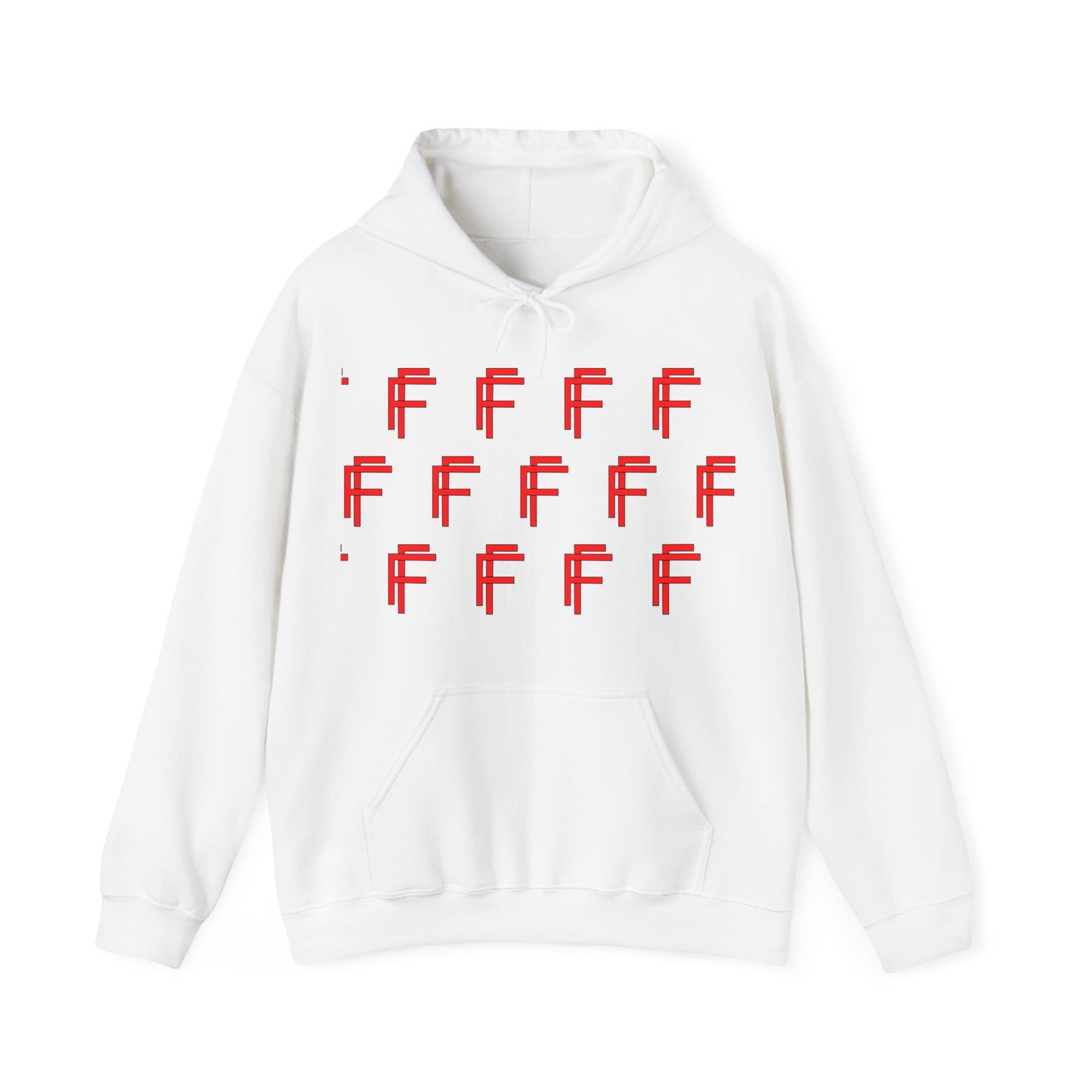 Frenzy Unisex Hoodie - Stylish Heavy Blend Sweatshirt with 'F' Design. - Fitness Frenzy